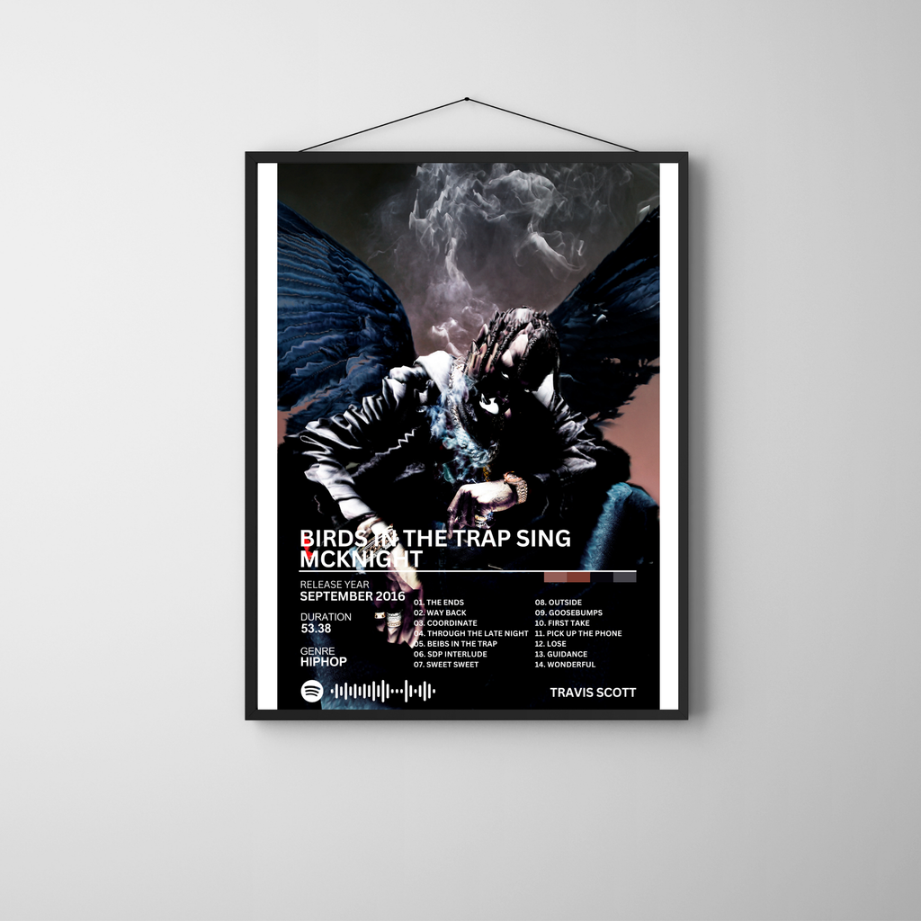 Birds in the Trap Sing McKnight  - Travis Scott 2 | PosterStudio Album Collection