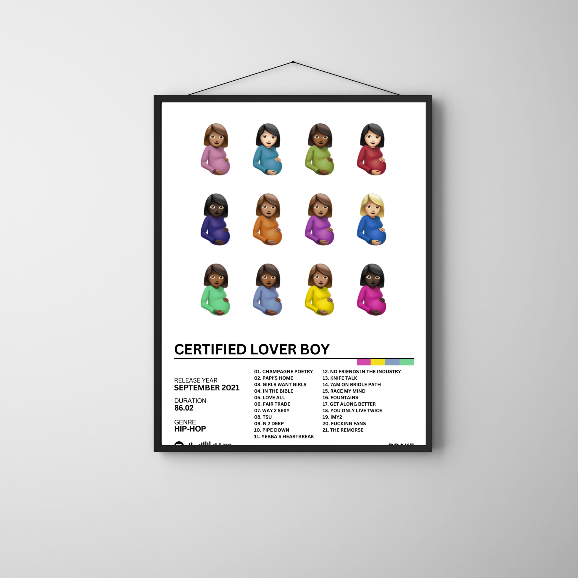 Certified Lover Boy - Drake | PosterStudio Album Collection