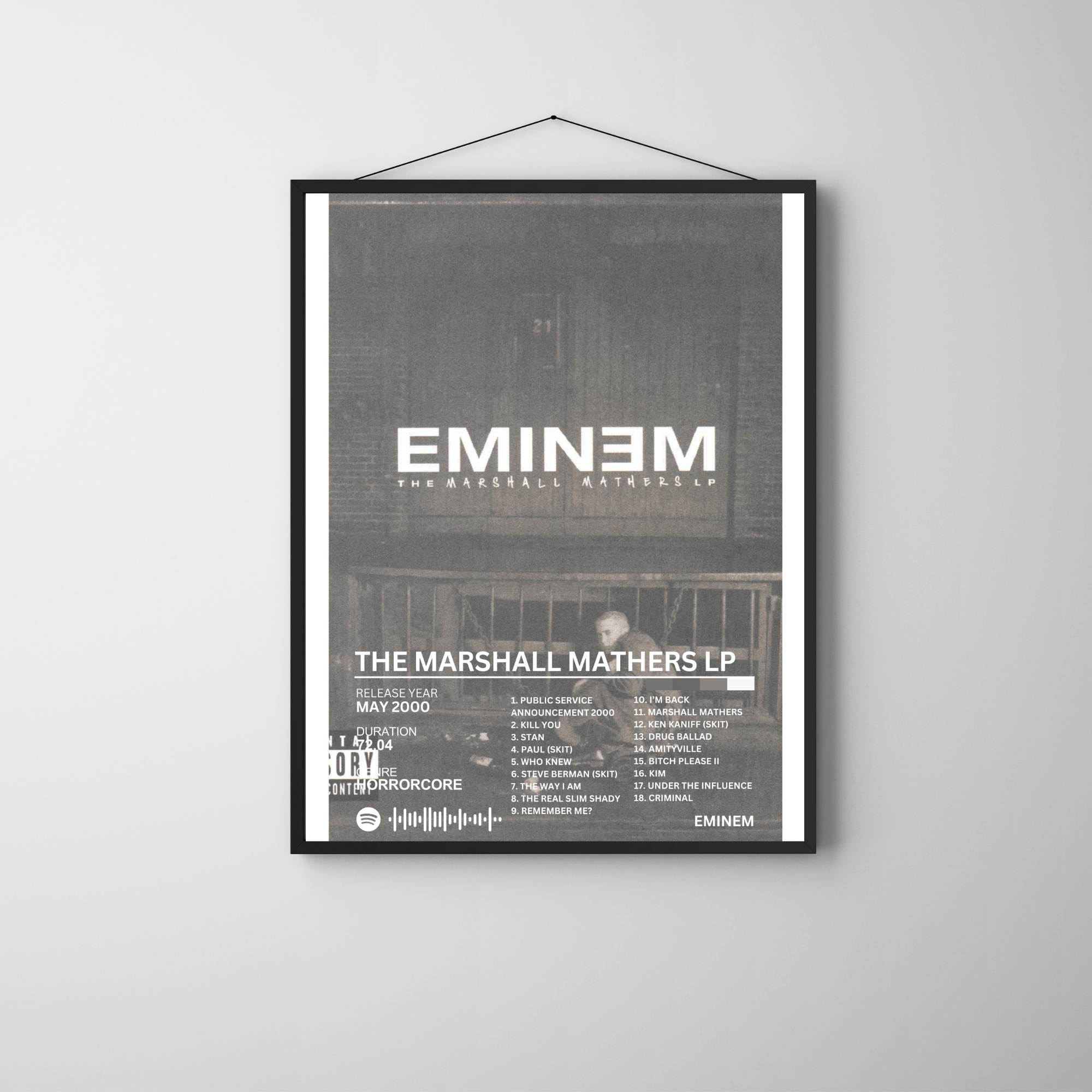 The Marshall Mathers EP - Eminem 2 | PosterStudio Album Collection