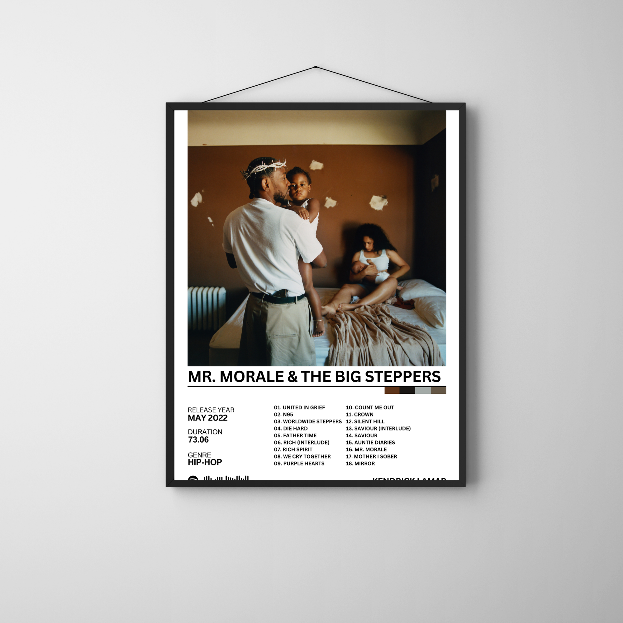 Mr. Morale & the Big Steppers - Kendrick Lamar | PosterStudio Album Collection