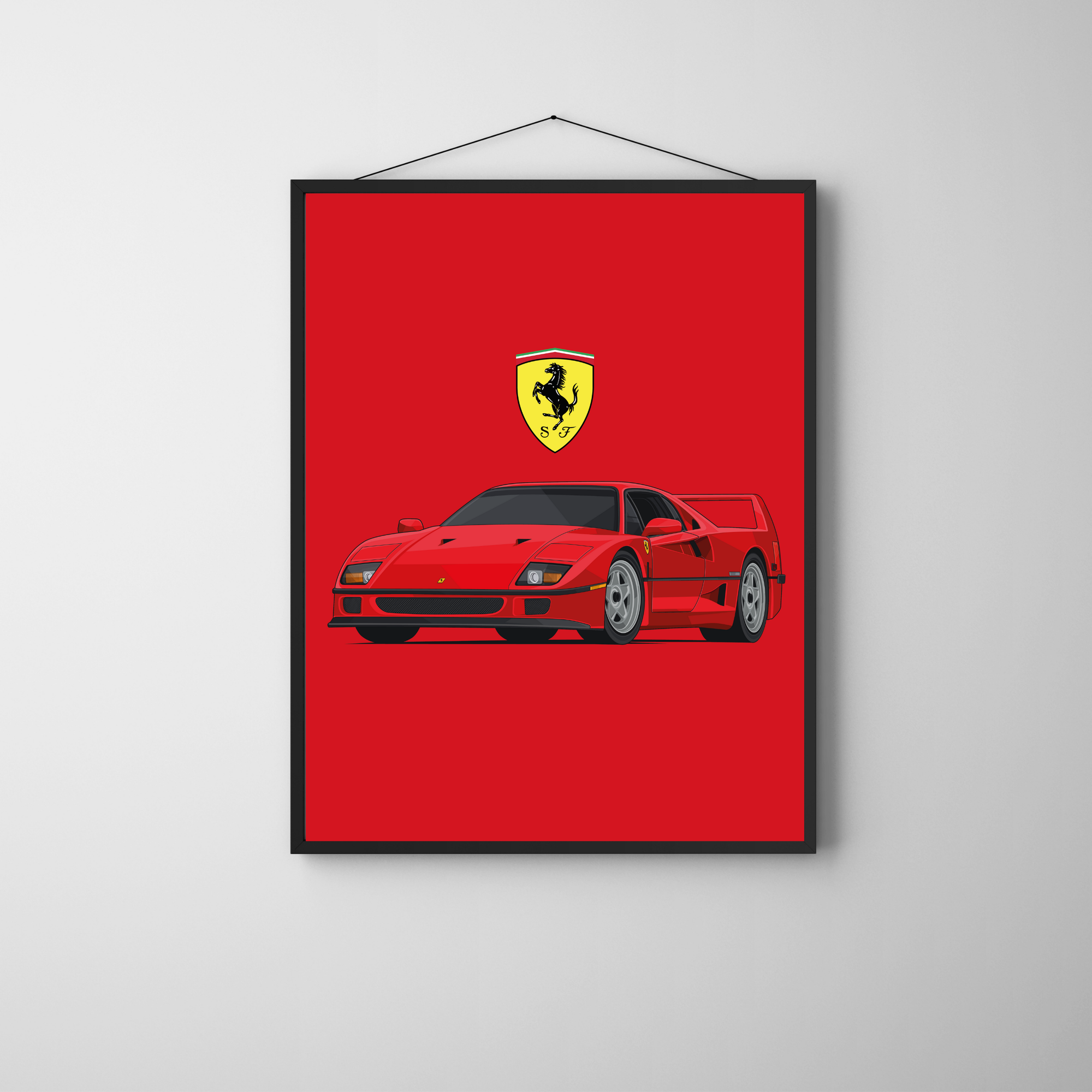 Ferrari F40 | PosterStudio Automotive Collection