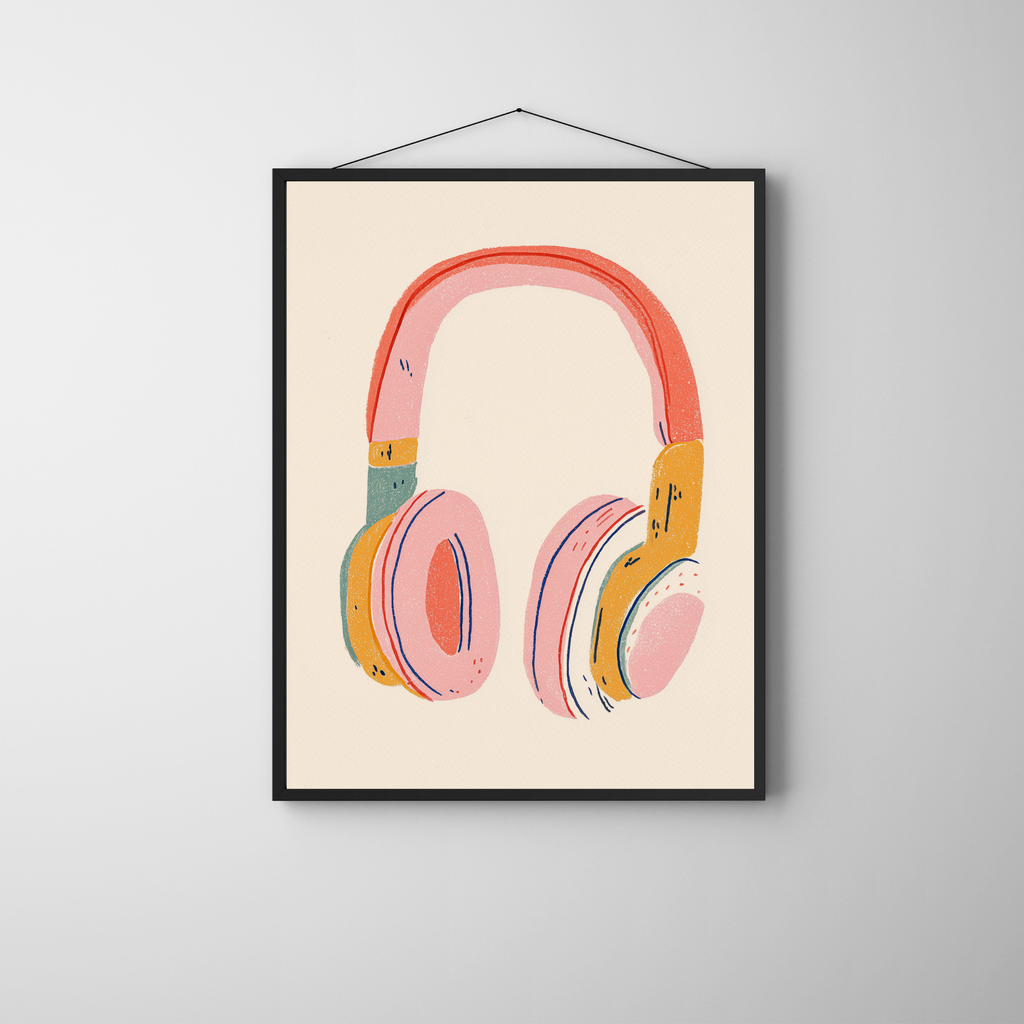 Headphones | PosterStudio Dopamine Collection