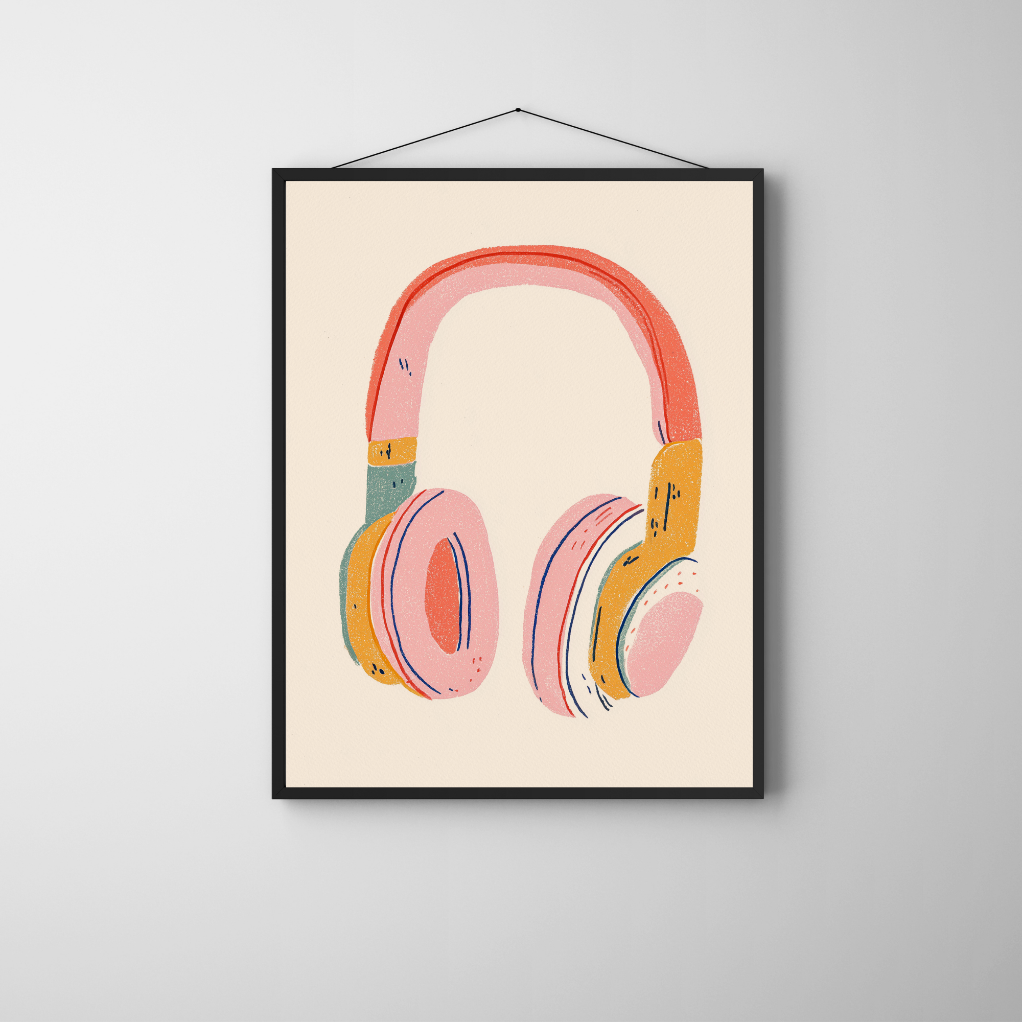 Headphones | PosterStudio Dopamine Collection