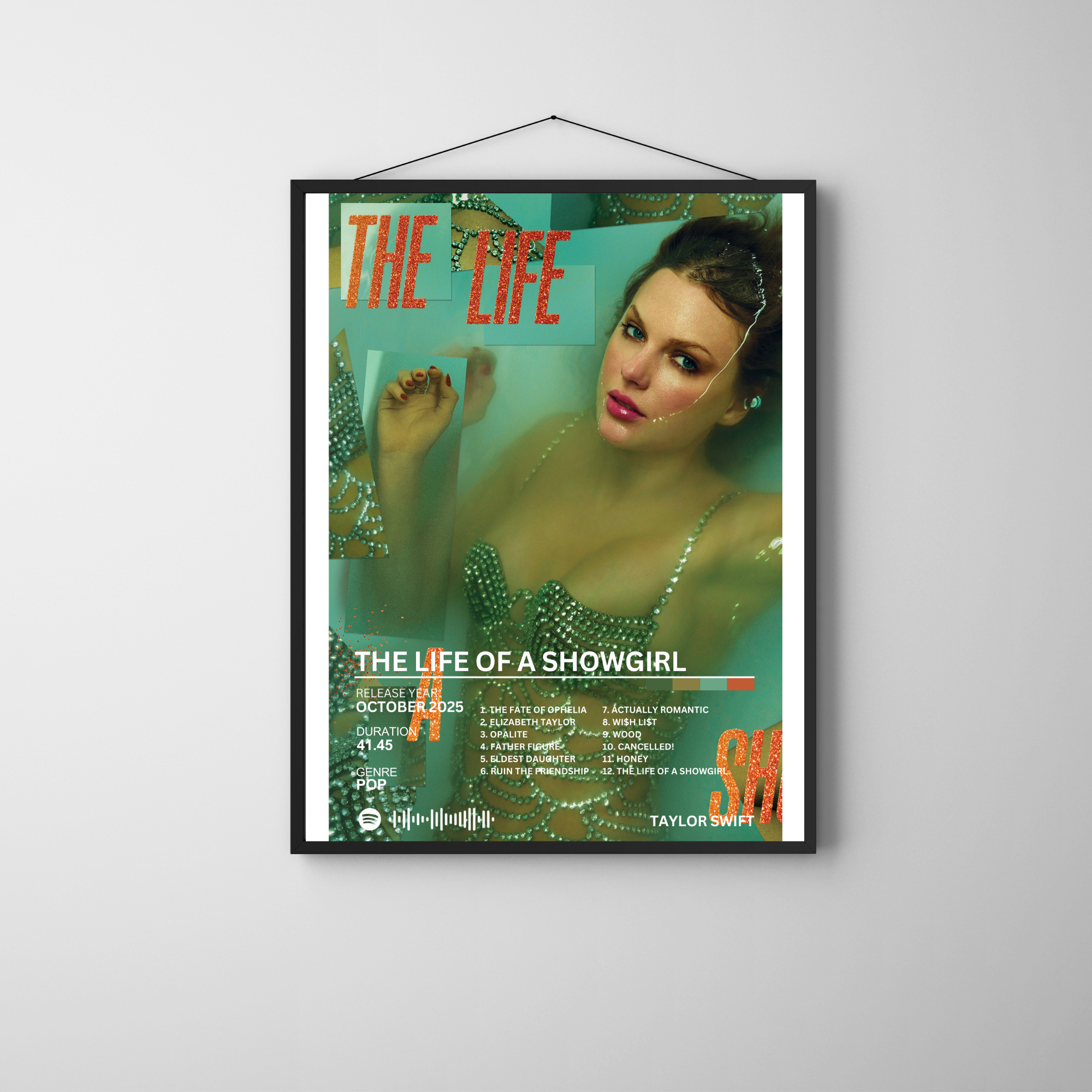 The Life of a Showgirl - Taylor Swift 2 | PosterStudio Album Collection