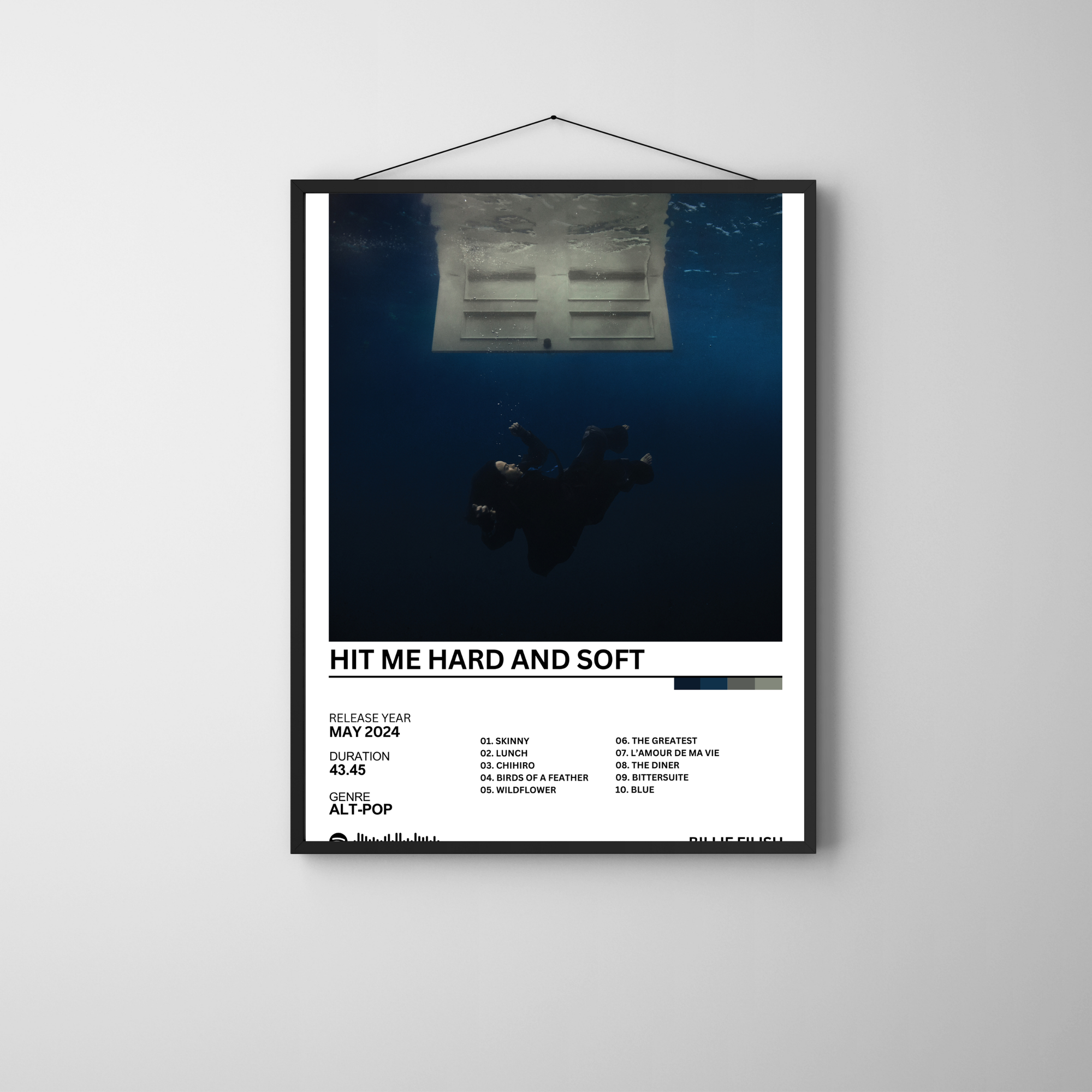 Hit Me Hard and Soft - Billie Eilish | PosterStudio Album Collection