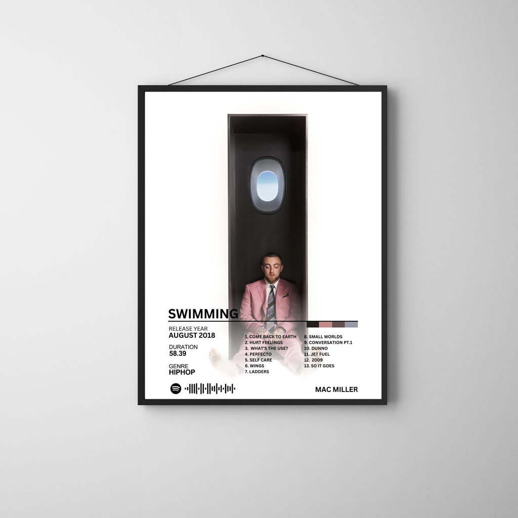 Swimming - Mac Miller 2 | PosterStudio Album Collection