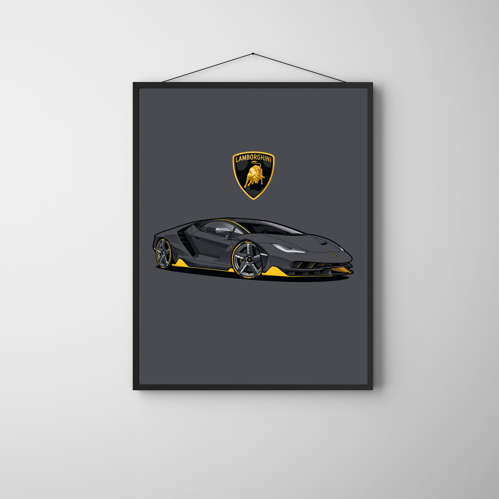 Lamborghini Centenario | PosterStudio Automotive Collection