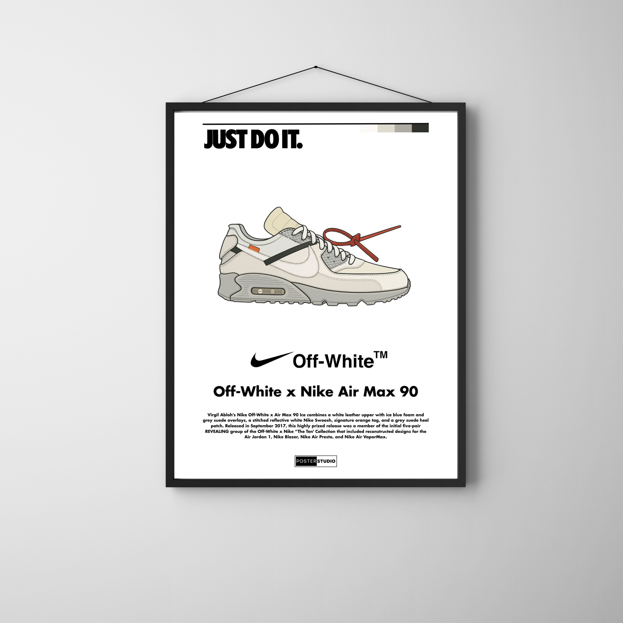 Nike x Off-White 'Air Max 90' | PosterStudio Sneaker Collection