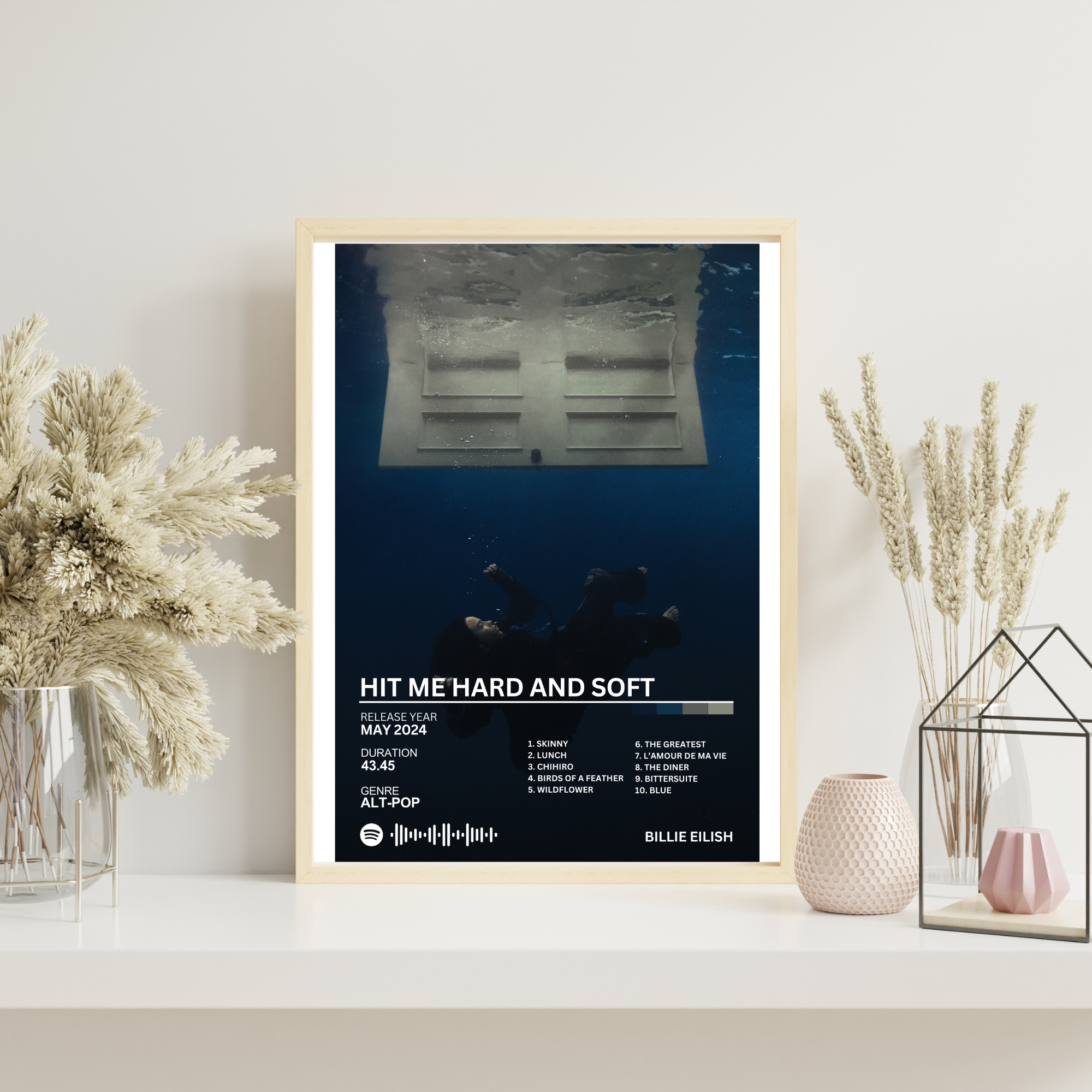 Hit Me Hard and Soft - Billie Eilish 2 | PosterStudio Album Collection