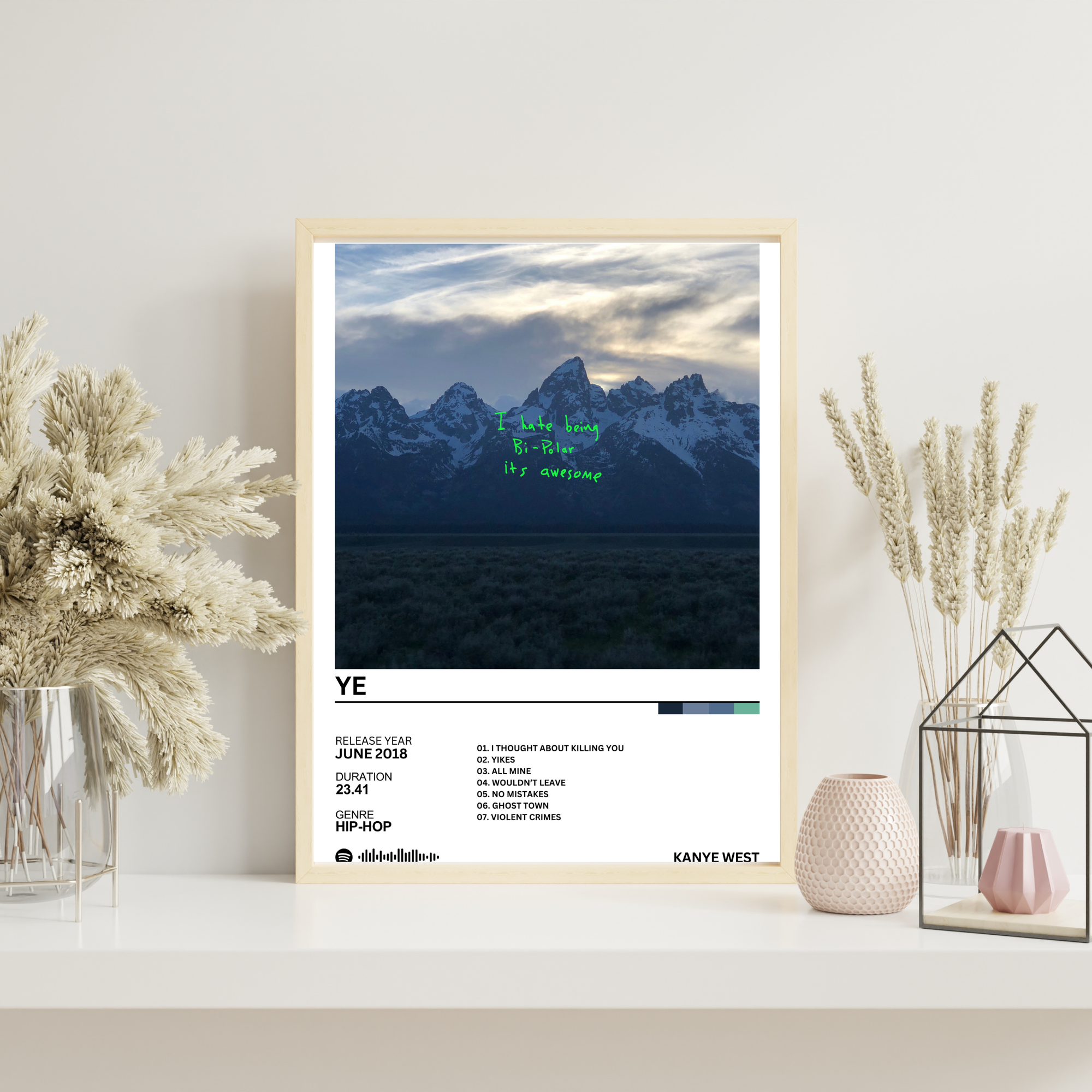 Ye - Kanye West | PosterStudio Album Collection
