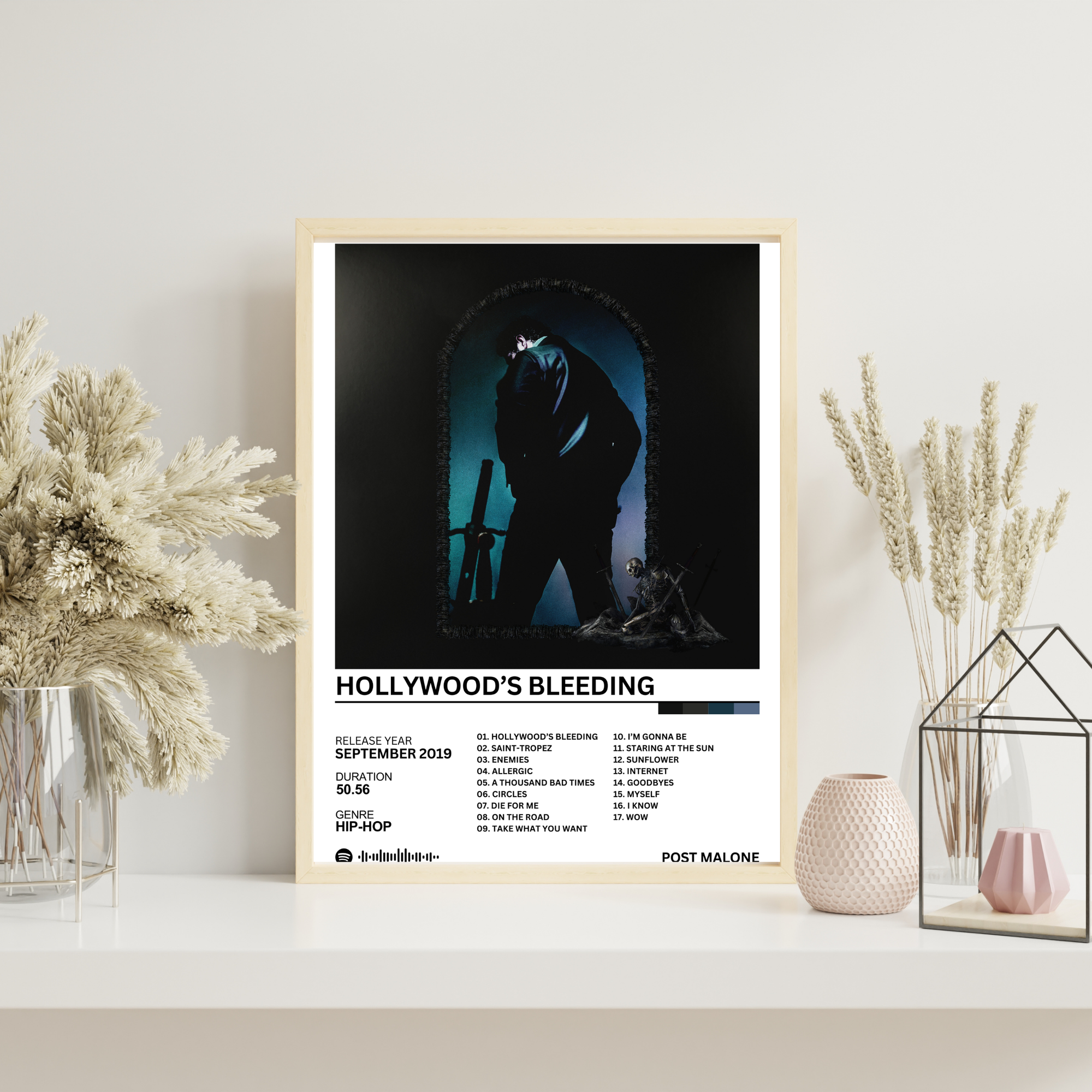 Hollywood's Bleeding - Post Malone | PosterStudio Album Collection