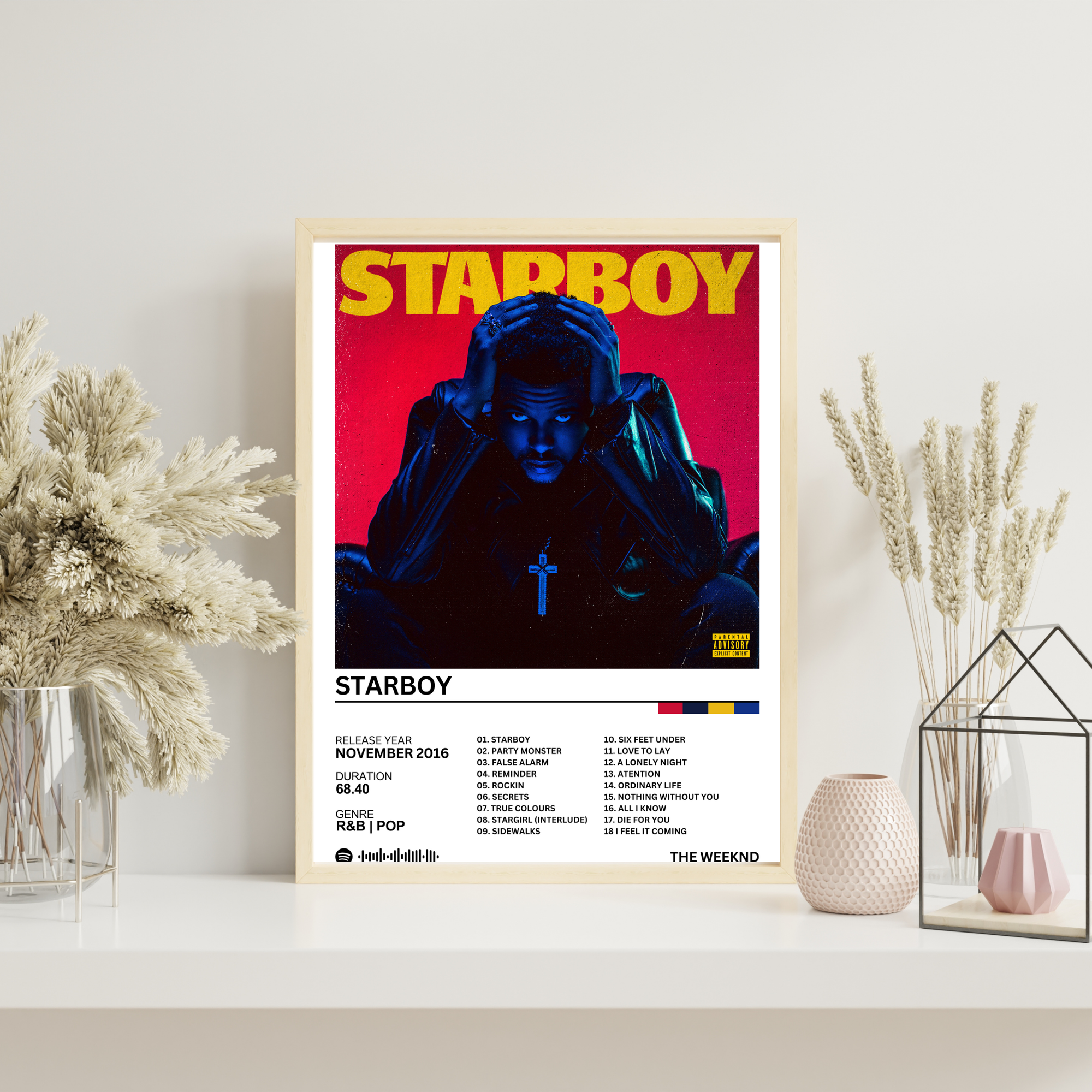 Starboy - The Weeknd | PosterStudio Album Collection