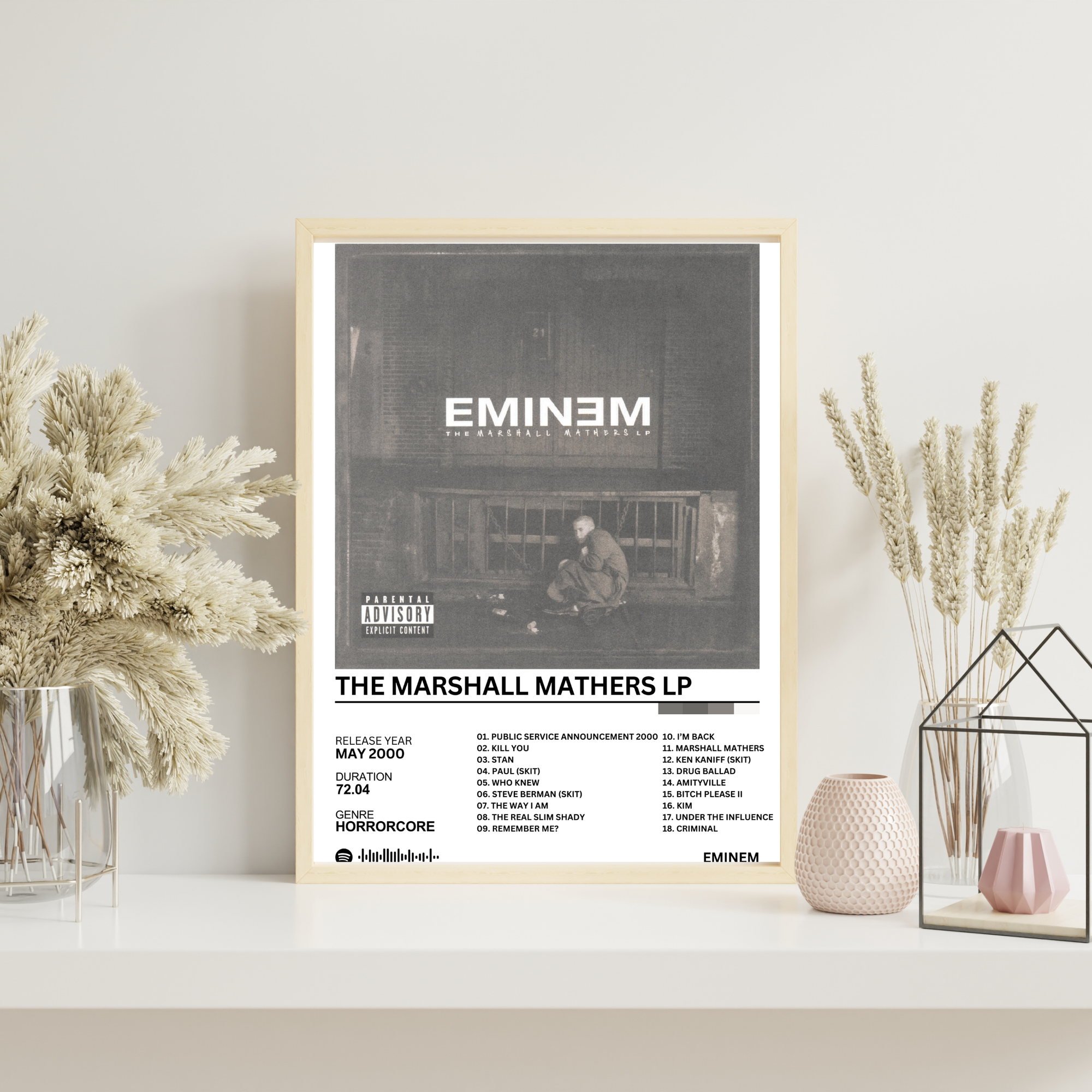 The Marshall Mathers EP- Eminem | PosterStudio Album Collection