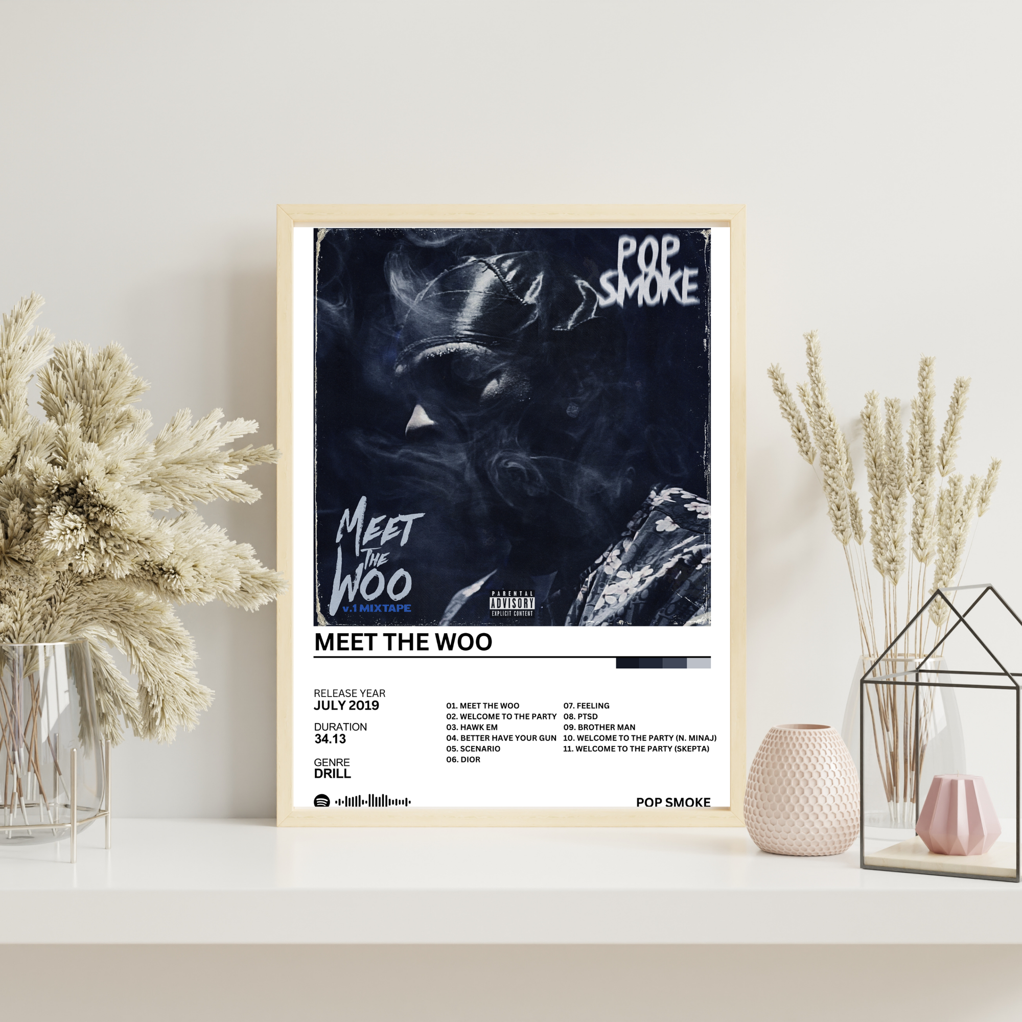 Meet the Woo - Pop Smoke | PosterStudio Album Collection