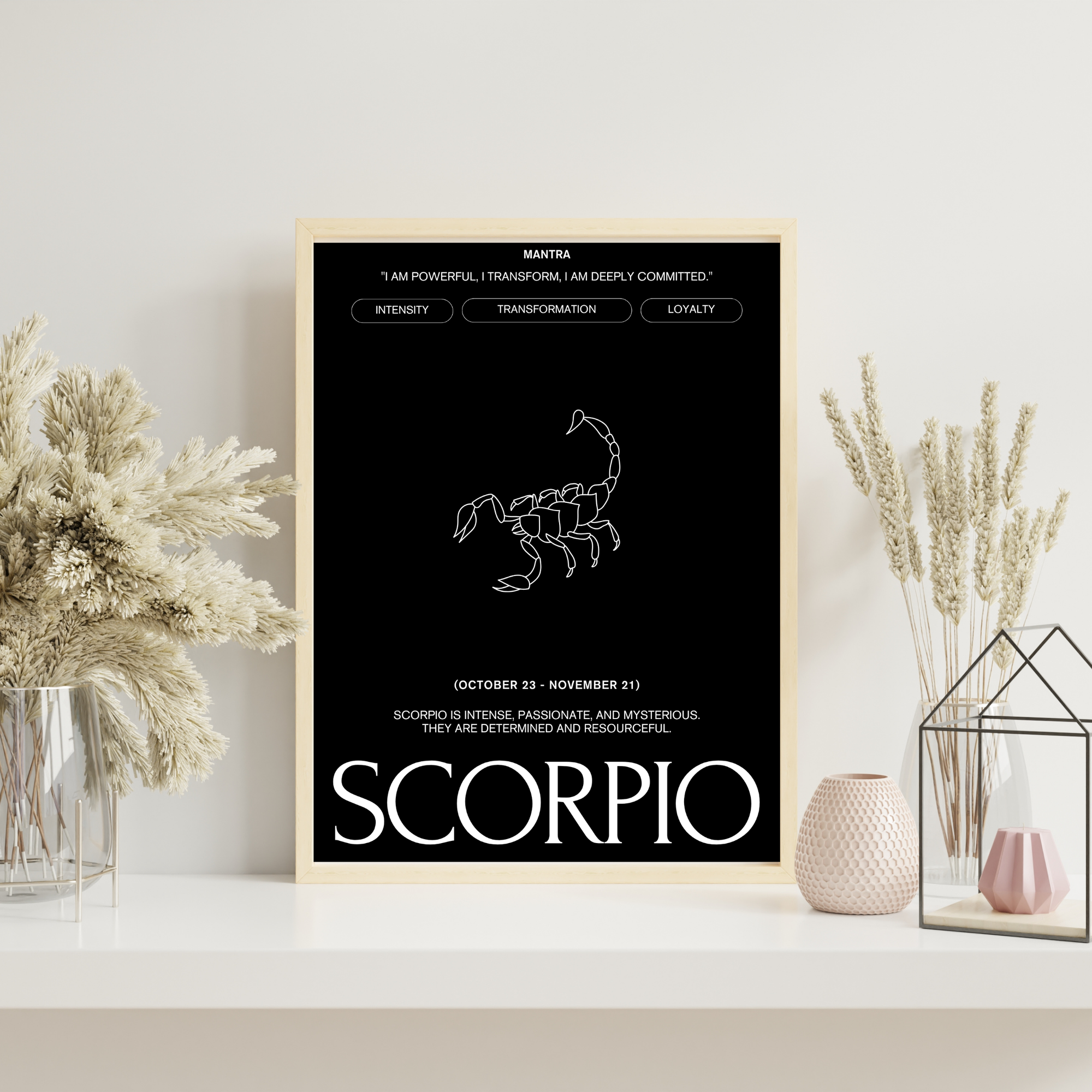 Scorpio | PosterStudio Zodiac Collection