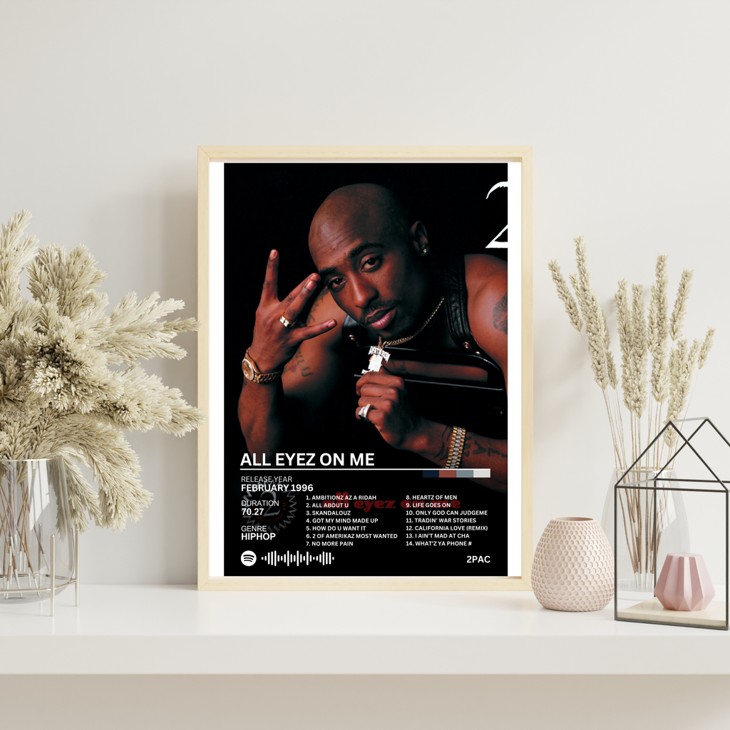 All Eyez on Me - 2PAC 2 | PosterStudio Album Collection