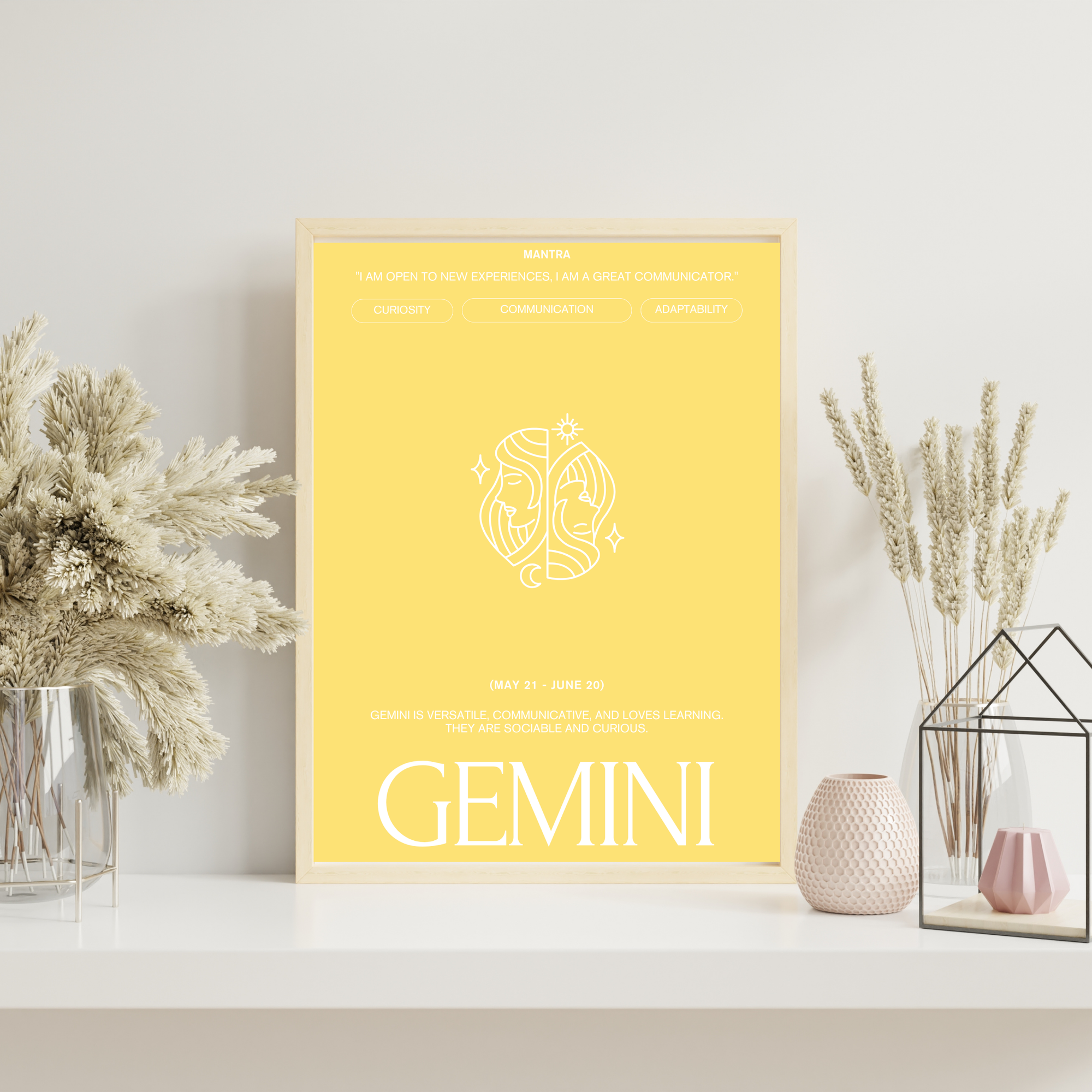 Gemini | PosterStudio Zodiac Collection