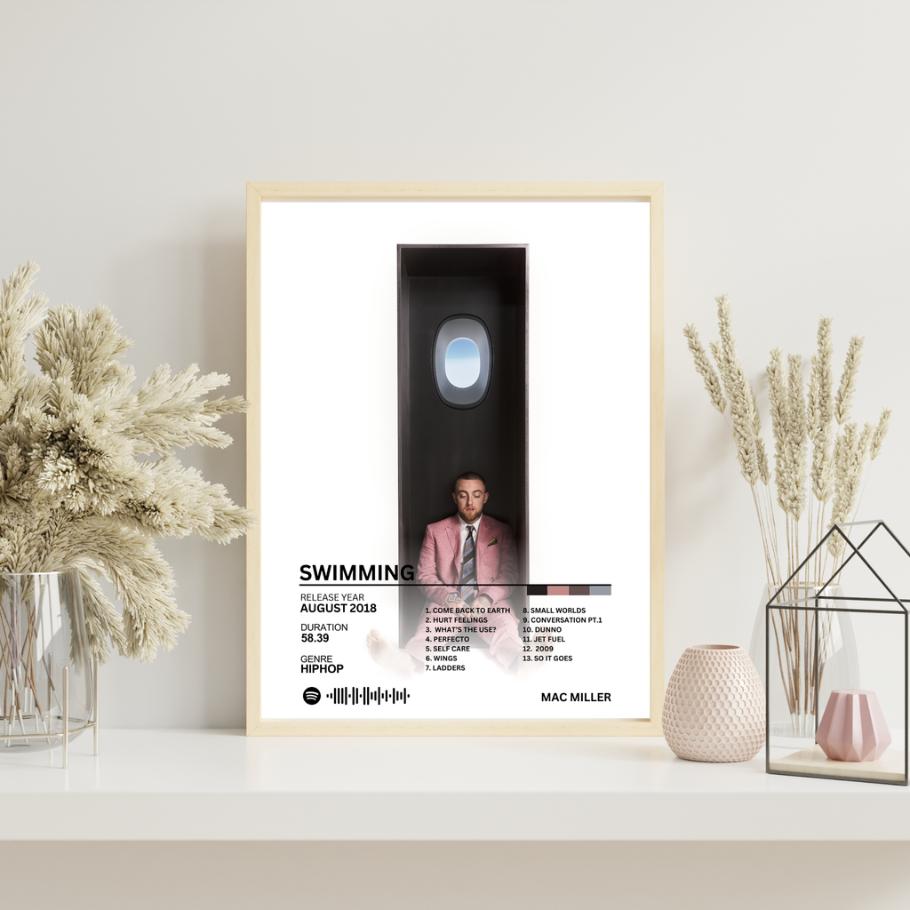 Swimming - Mac Miller 2 | PosterStudio Album Collection