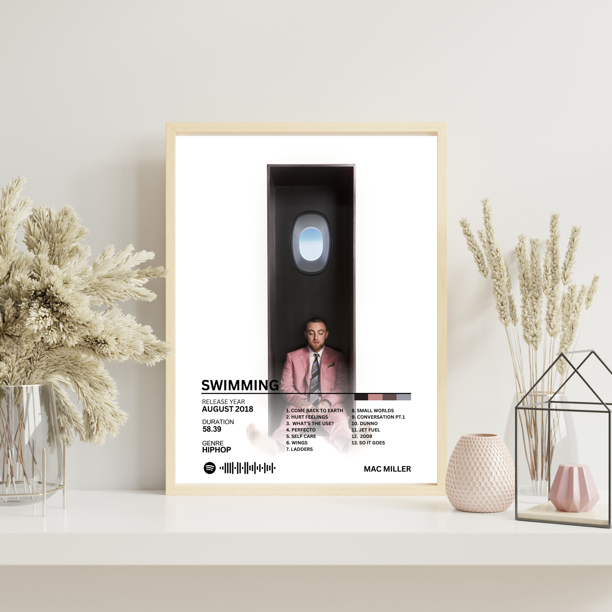 Swimming - Mac Miller 2 | PosterStudio Album Collection