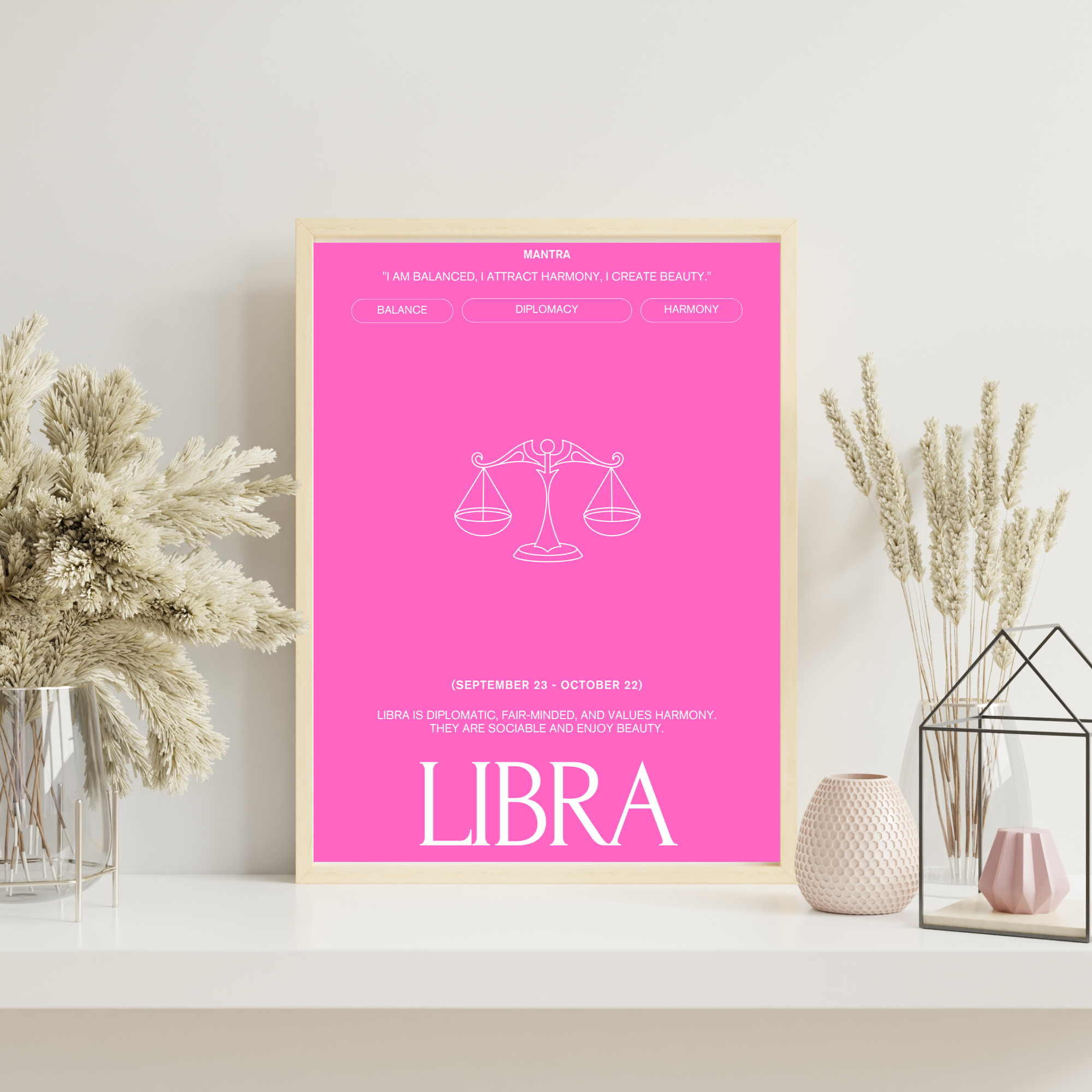 Libra | PosterStudio Zodiac Collection