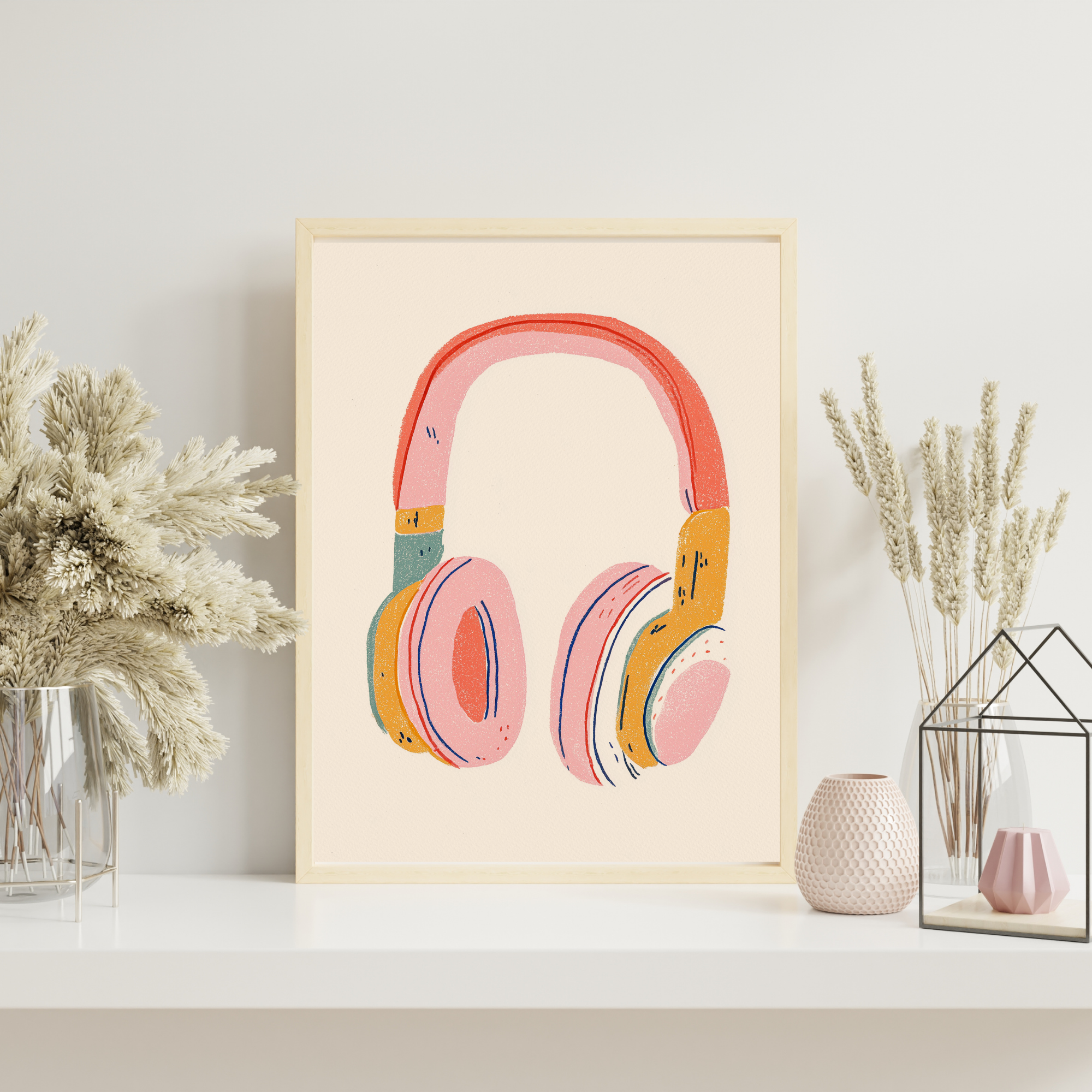 Headphones | PosterStudio Dopamine Collection