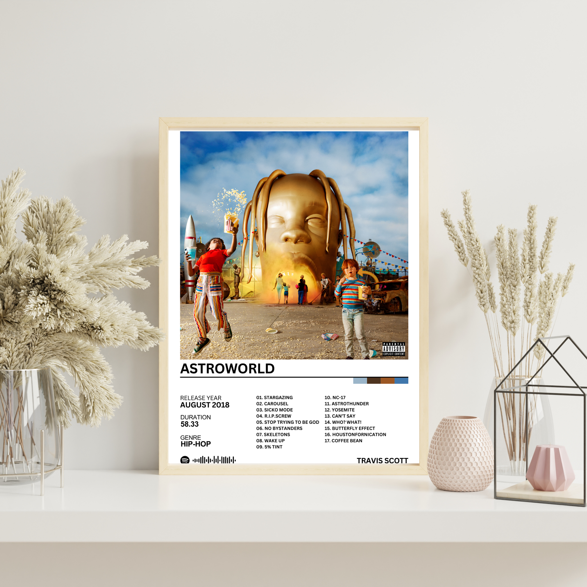 Astroworld - Travis Scott | PosterStudio Album Collection