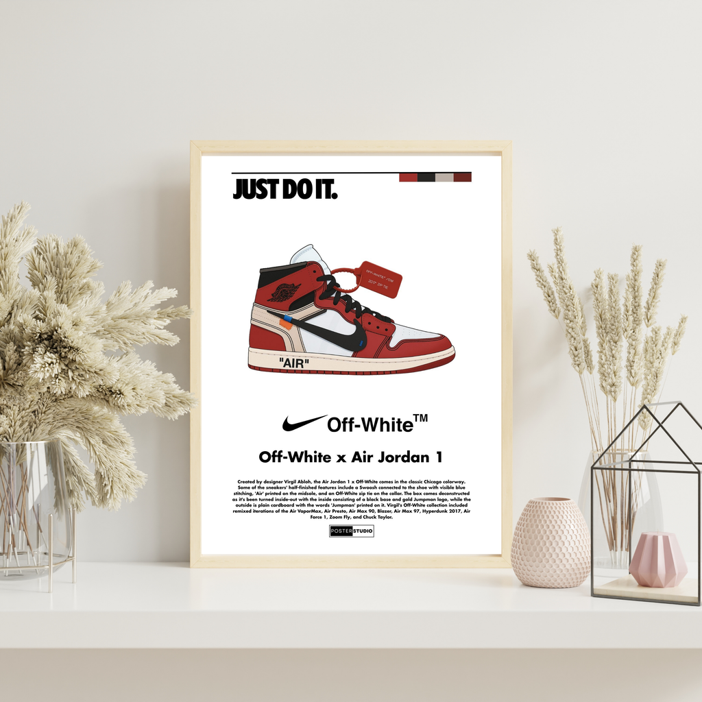 Nike x Off-White 'Air Jordan 1' | PosterStudio Sneaker Collection