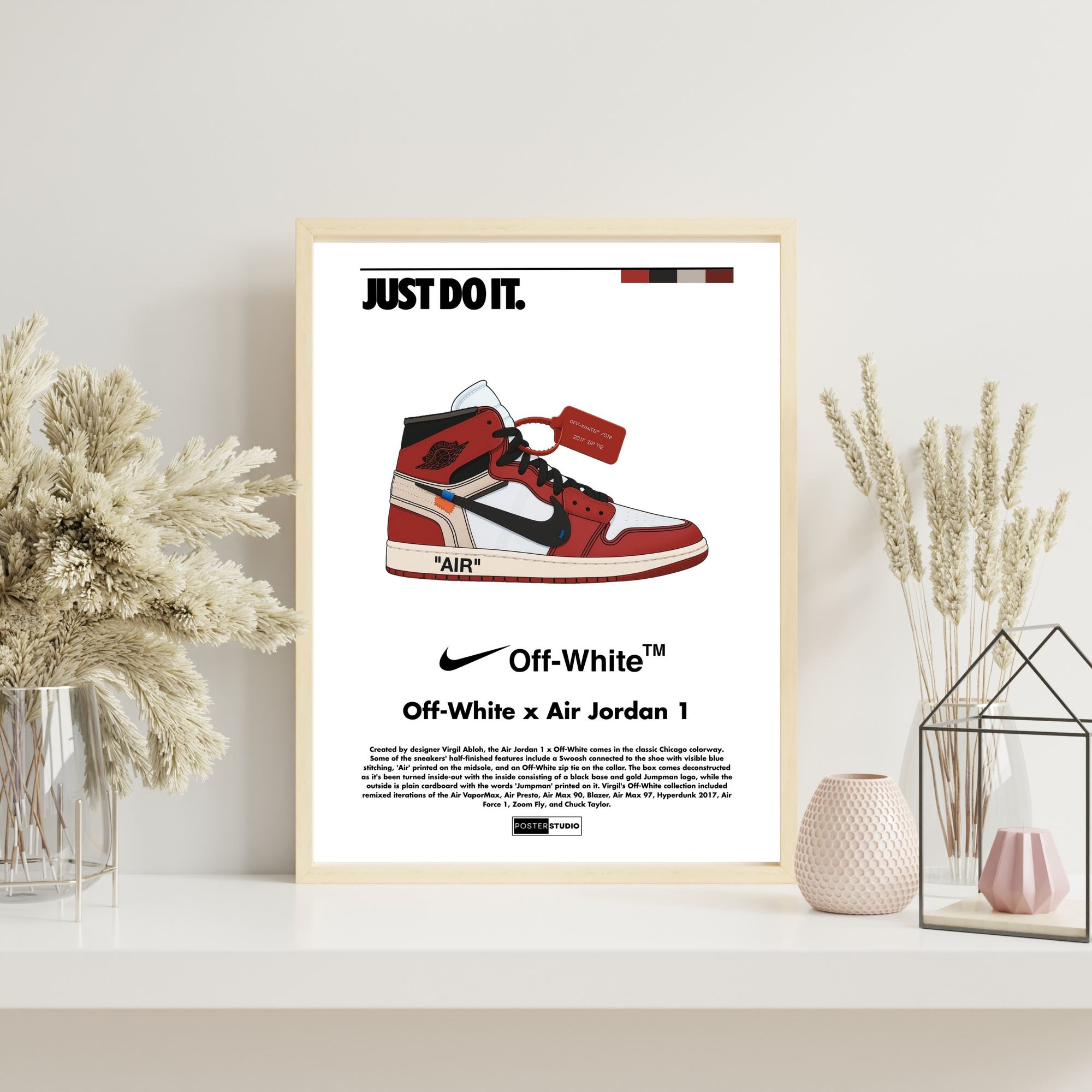 Nike x Off-White 'Air Jordan 1' | PosterStudio Sneaker Collection