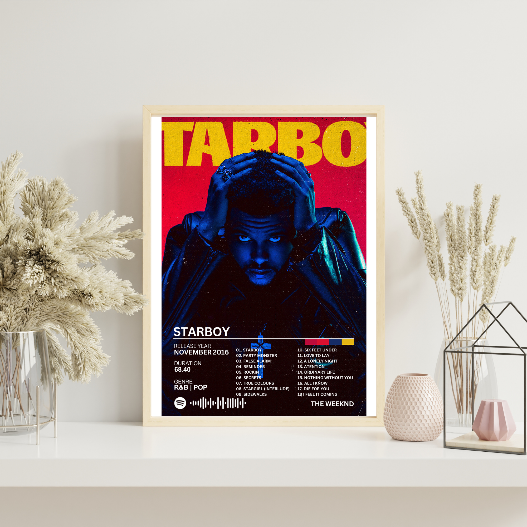 Starboy - The Weeknd 2 | PosterStudio Album Collection