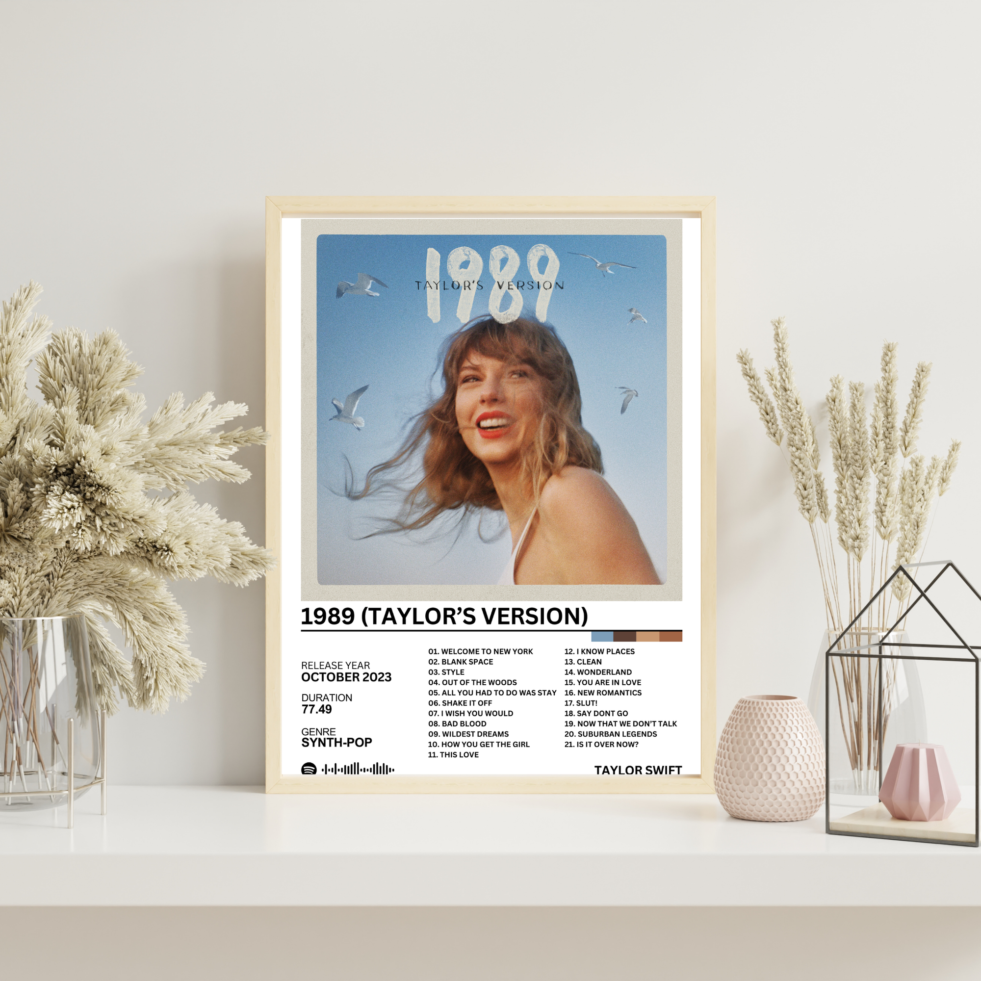 1989 (Taylor's Version) - Taylor Swift | PosterStudio Album Collection