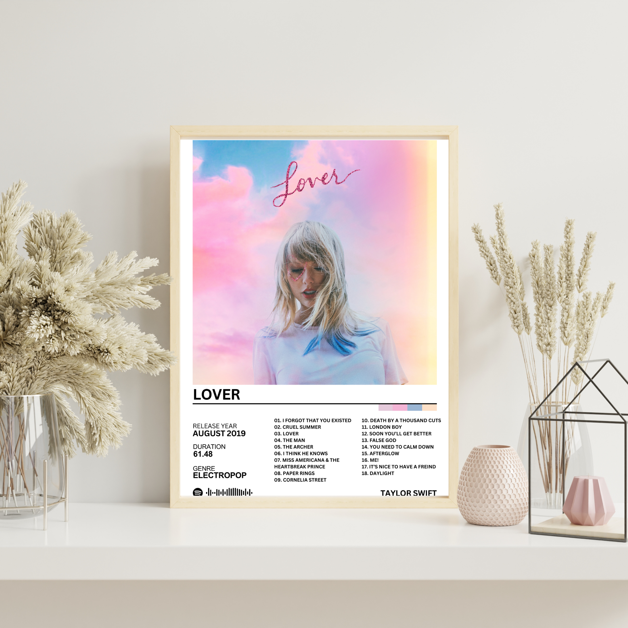 Lover - Taylor Swift | PosterStudio Album Collection