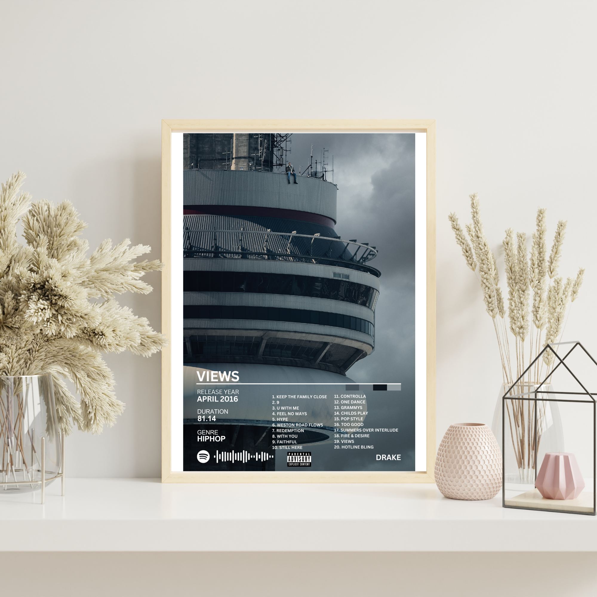 Views - Drake 2 | PosterStudio Album Collection