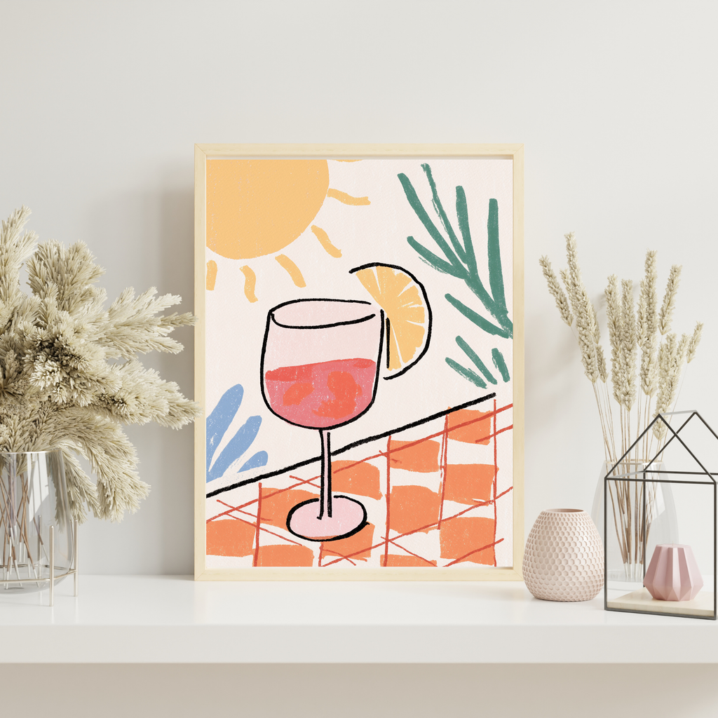 Lemon Drink | PosterStudio Dopamine Collection