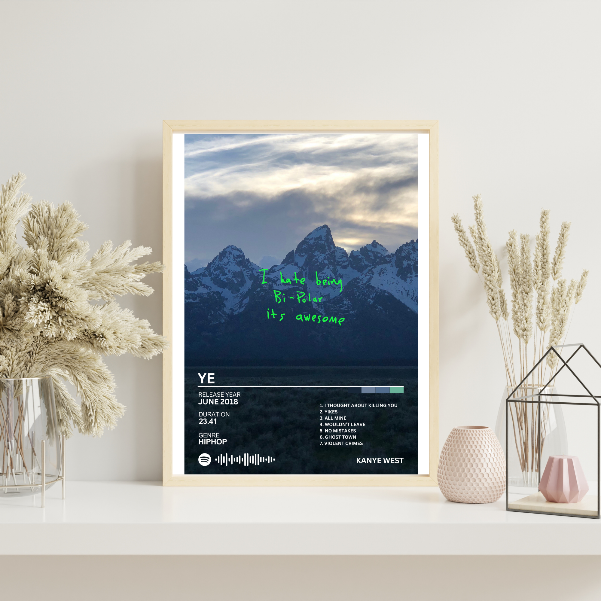 Ye - Kanye West 2 | PosterStudio Album Collection