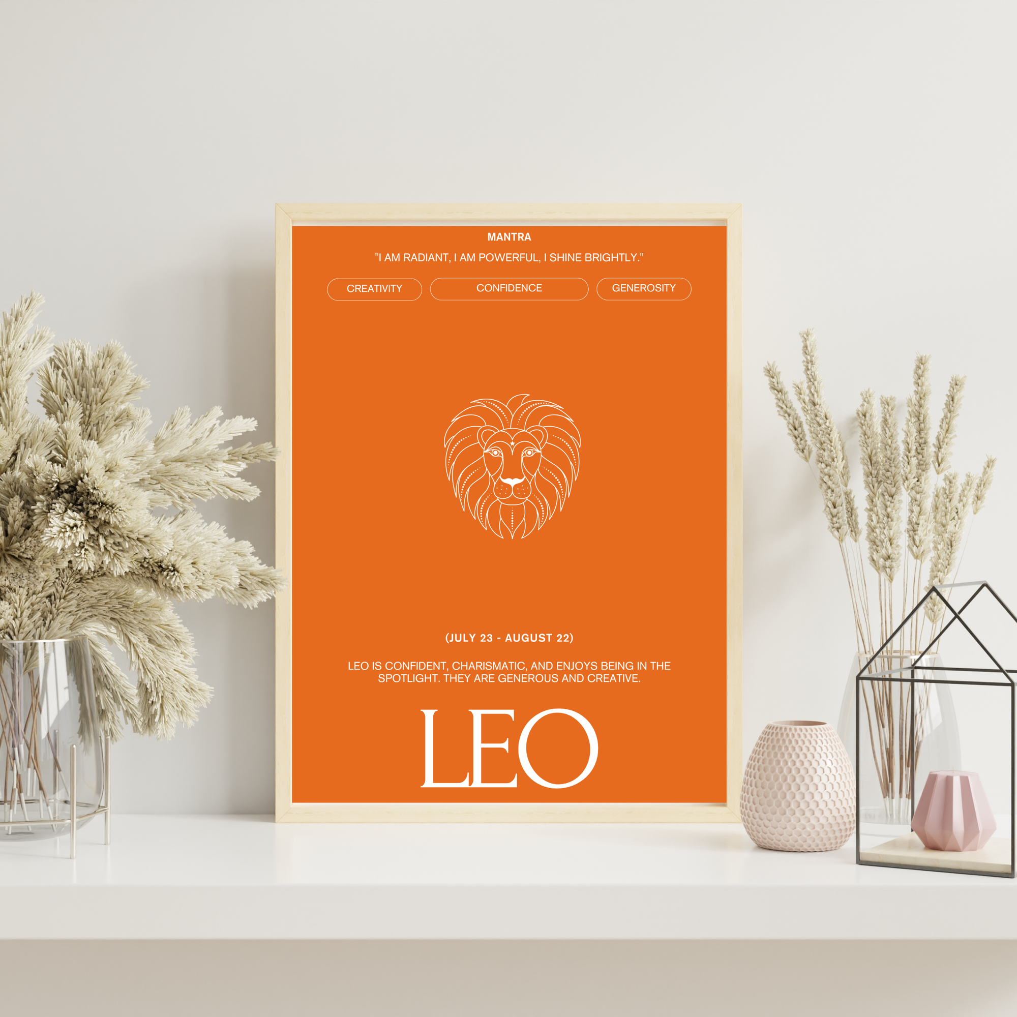 Leo | PosterStudio Zodiac Collection