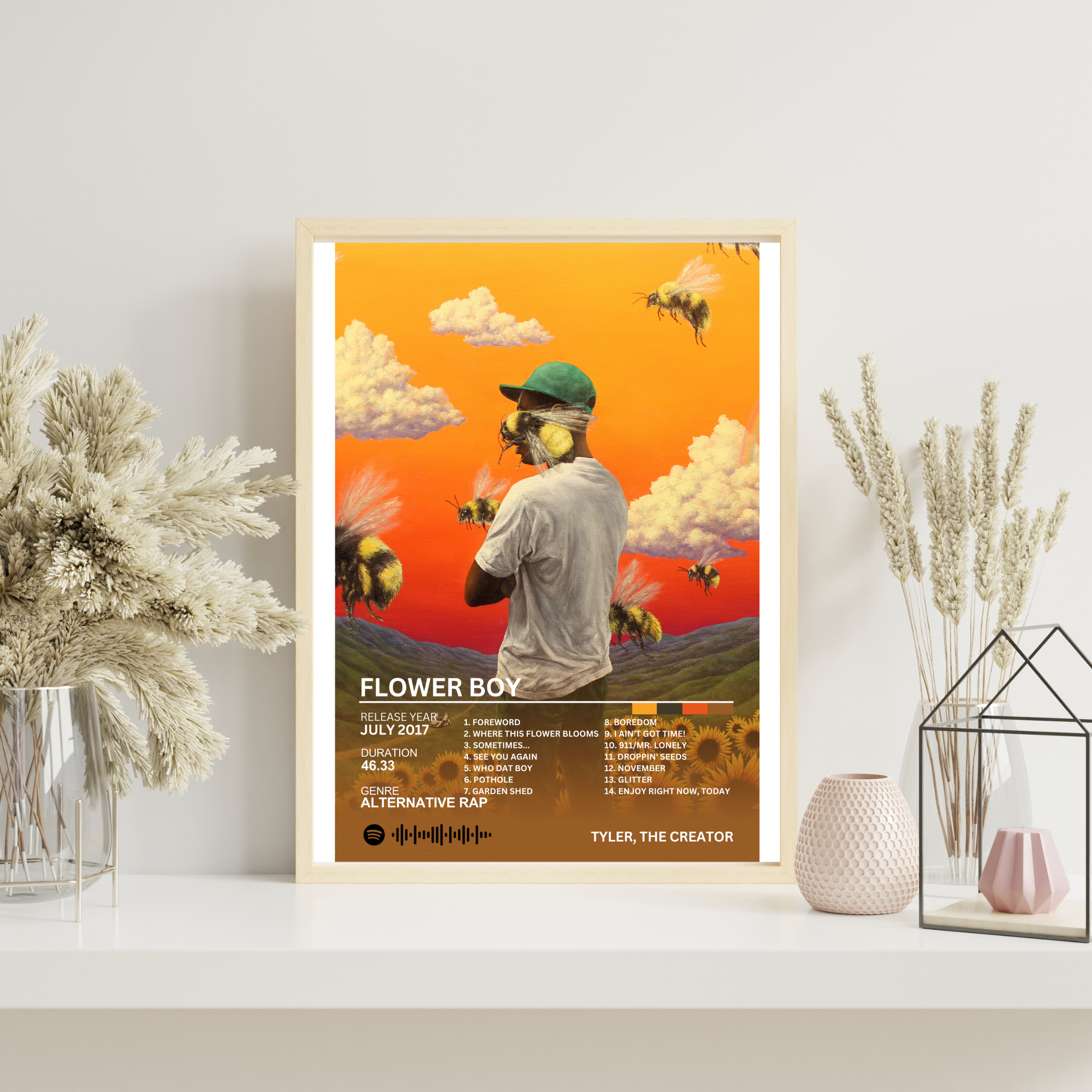 Flower Boy - Tyler, The Creator 2 | PosterStudio Album Collection