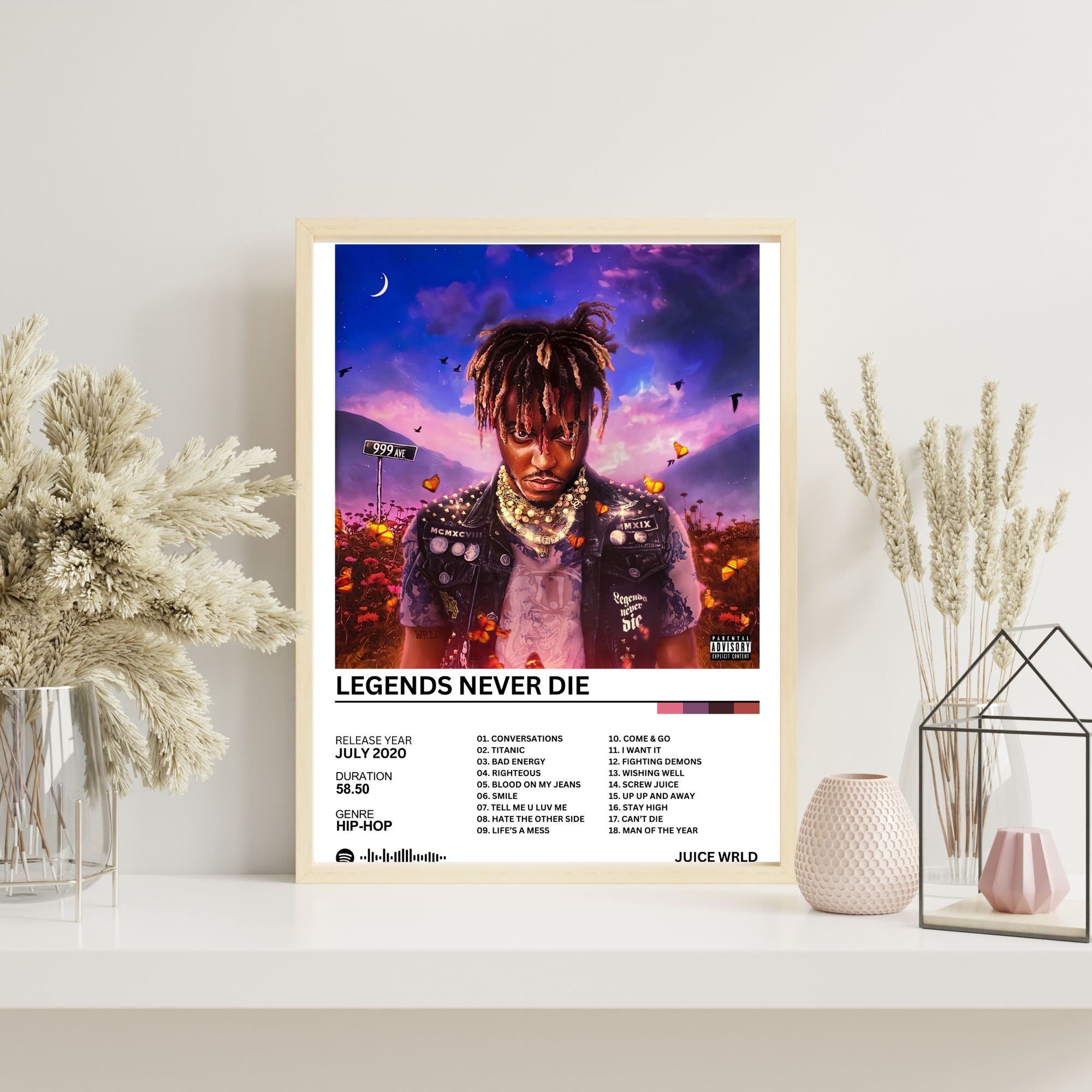 Legends Never Die - Juice Wrld | PosterStudio Album Collection