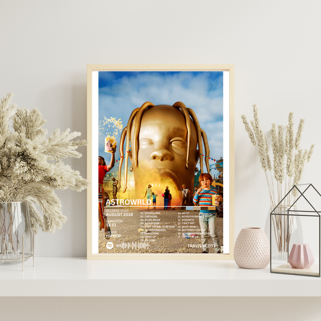 Astroworld - Travis Scott 2 | PosterStudio Album Collection