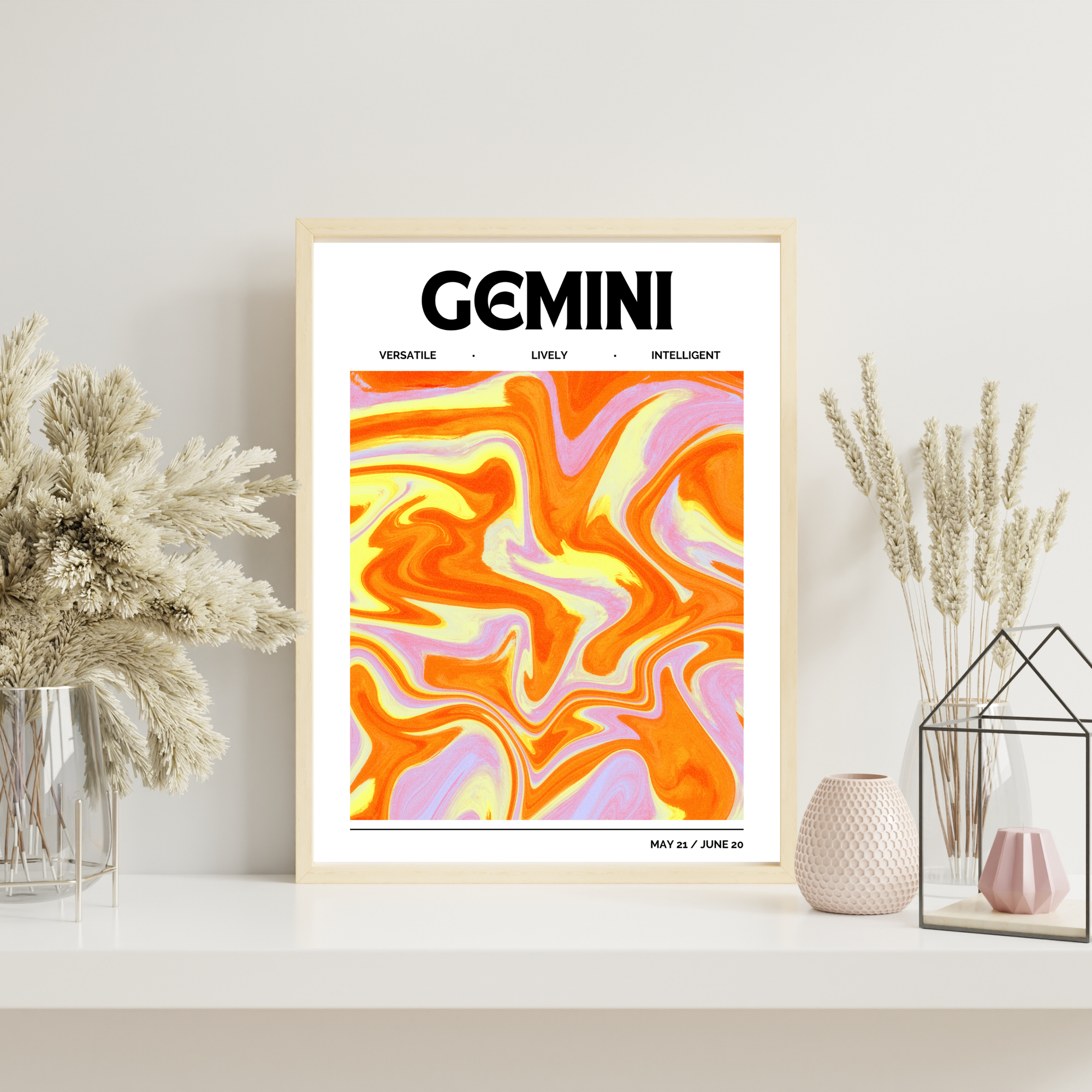 Gemini 2 | PosterStudio Zodiac Collection