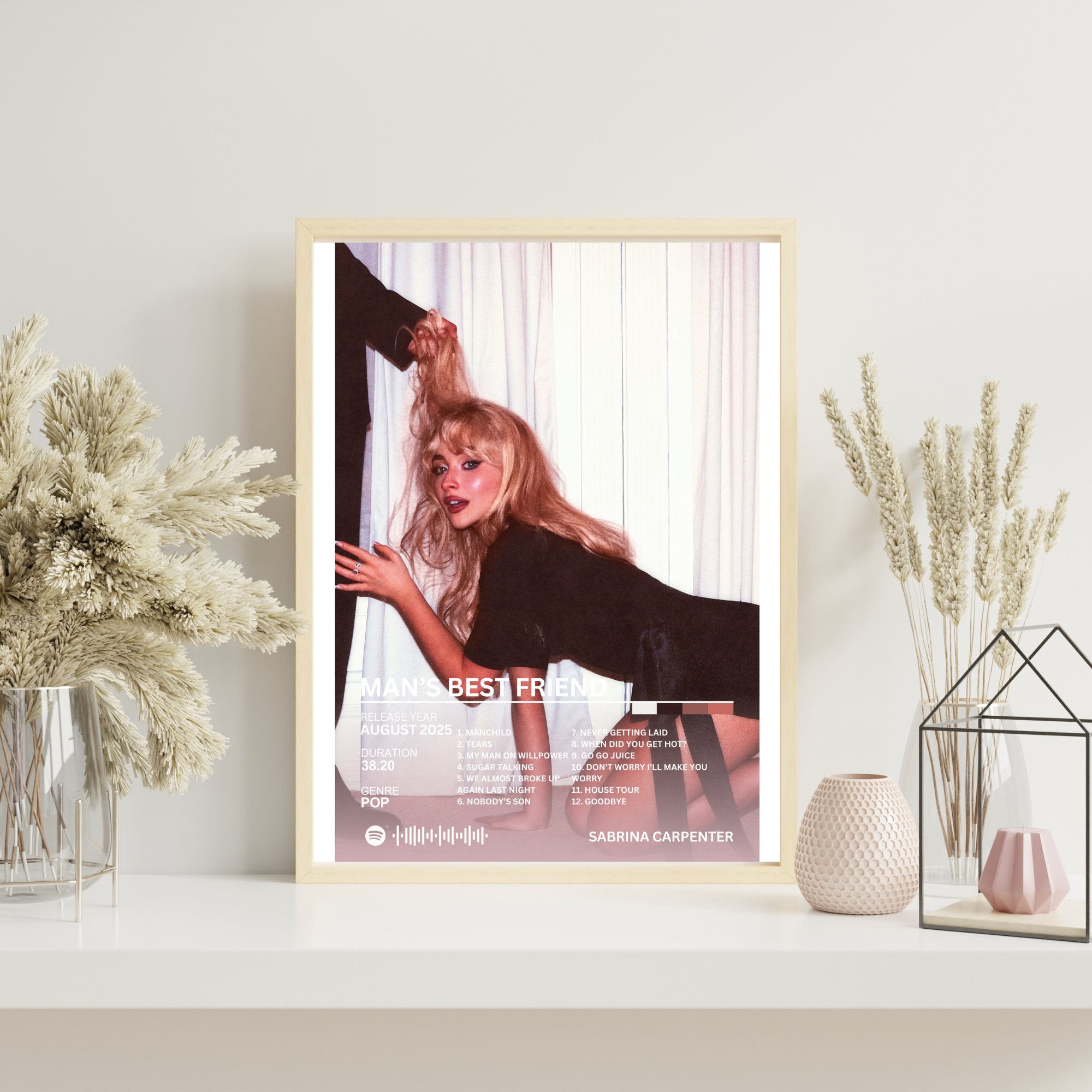 Man's Best Friend - Sabrina Carpenter 2 | PosterStudio Album Collection