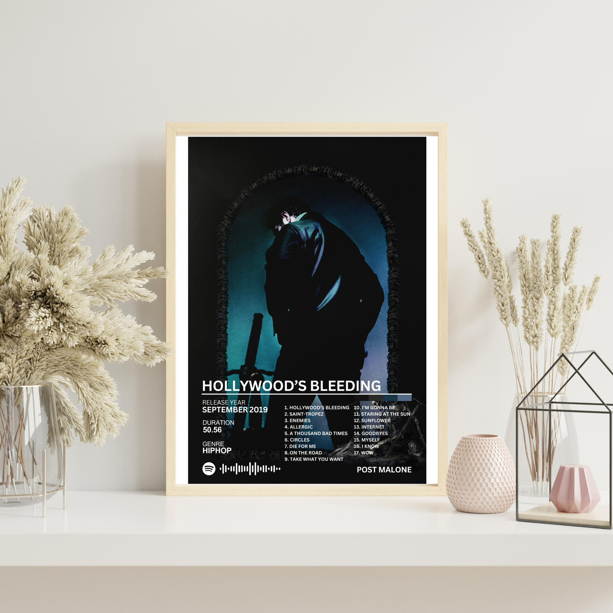 Hollywood's Bleeding - Post Malone 2 | PosterStudio Album Collection