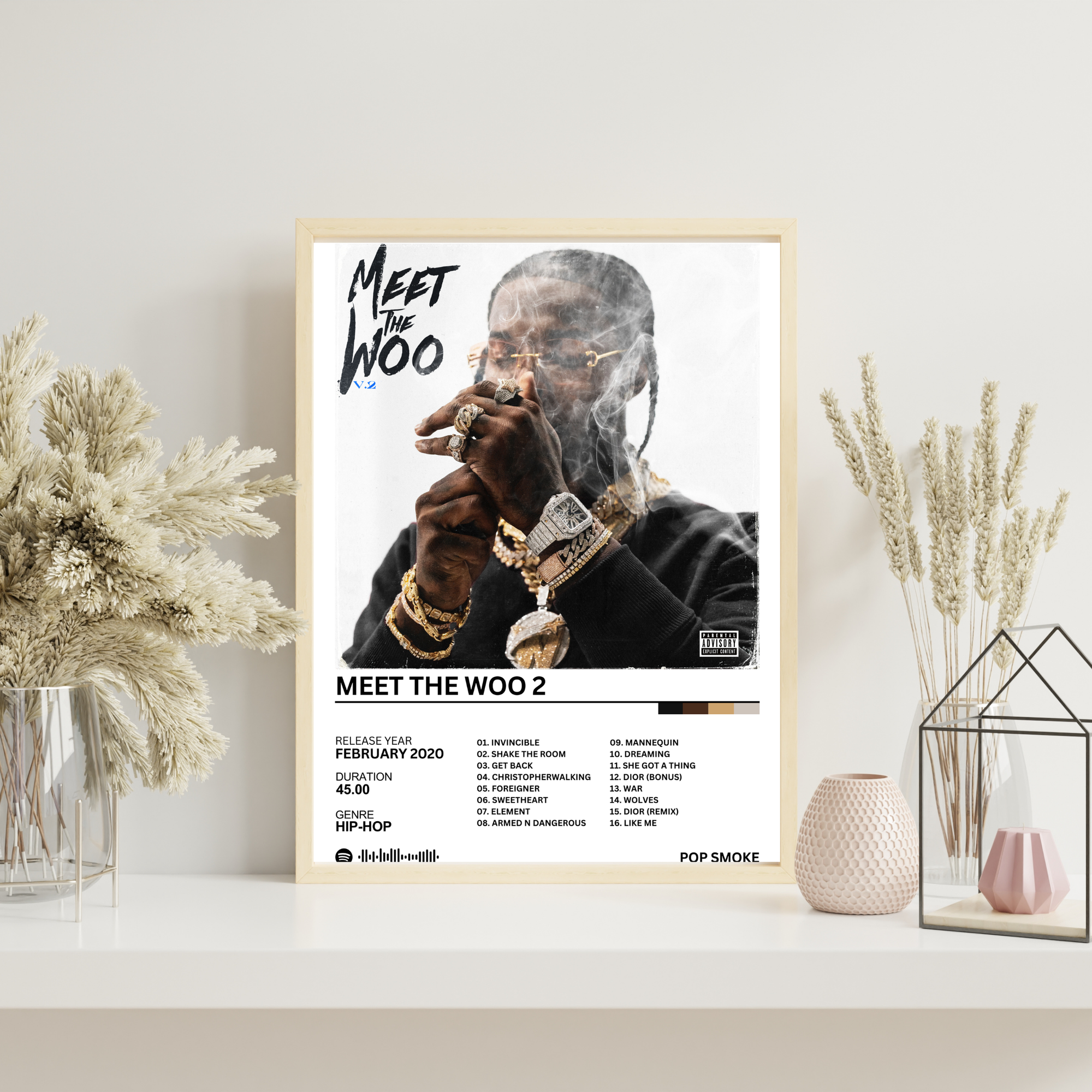 Meet the Woo 2 - Pop Smoke | PosterStudio Album Collection