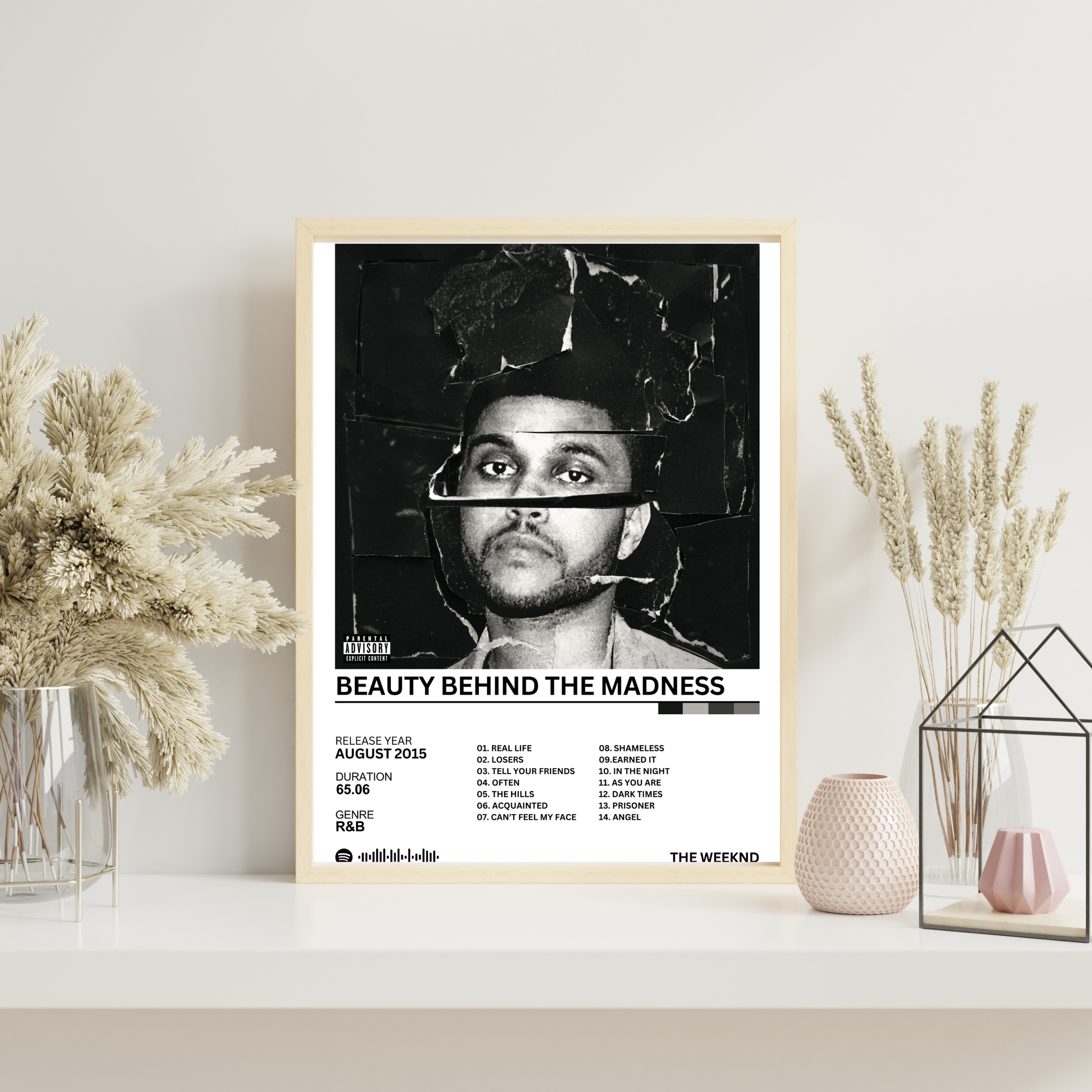 Beauty Behind the Madness - The Weeknd | PosterStudio Album Collection
