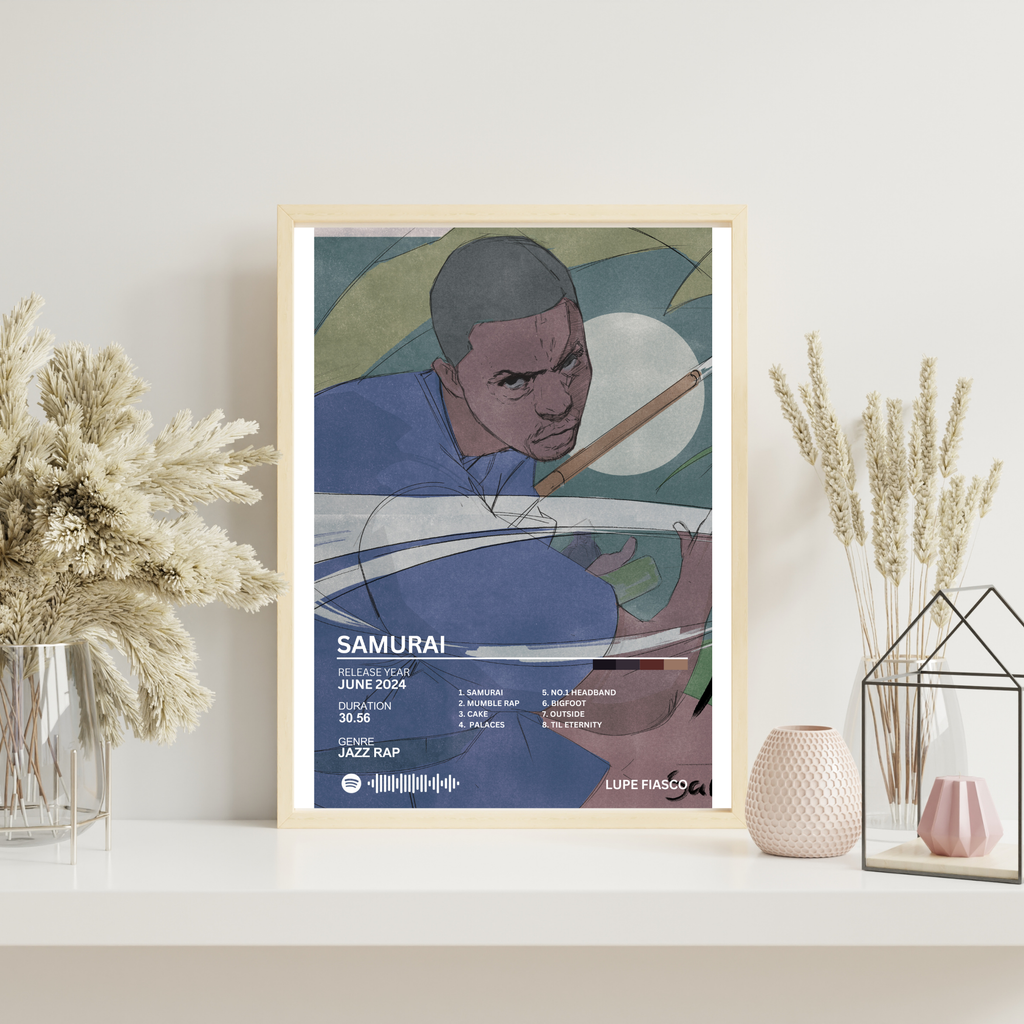 Samurai - Lupe Fiasco 2 | PosterStudio Album Collection