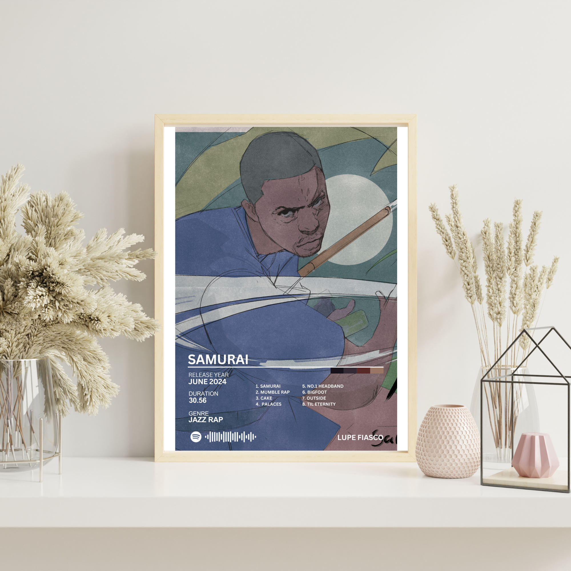 Samurai - Lupe Fiasco 2 | PosterStudio Album Collection