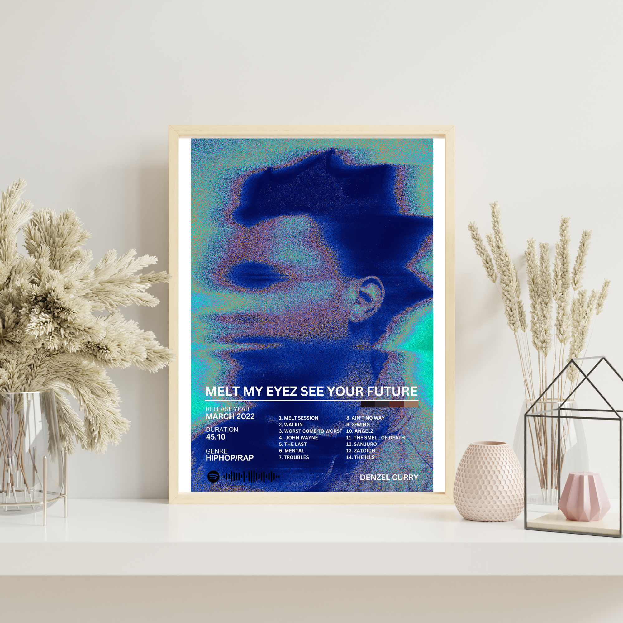 Melt My Eyez See your Future - Denzel Curry 2 | PosterStudio Album Collection