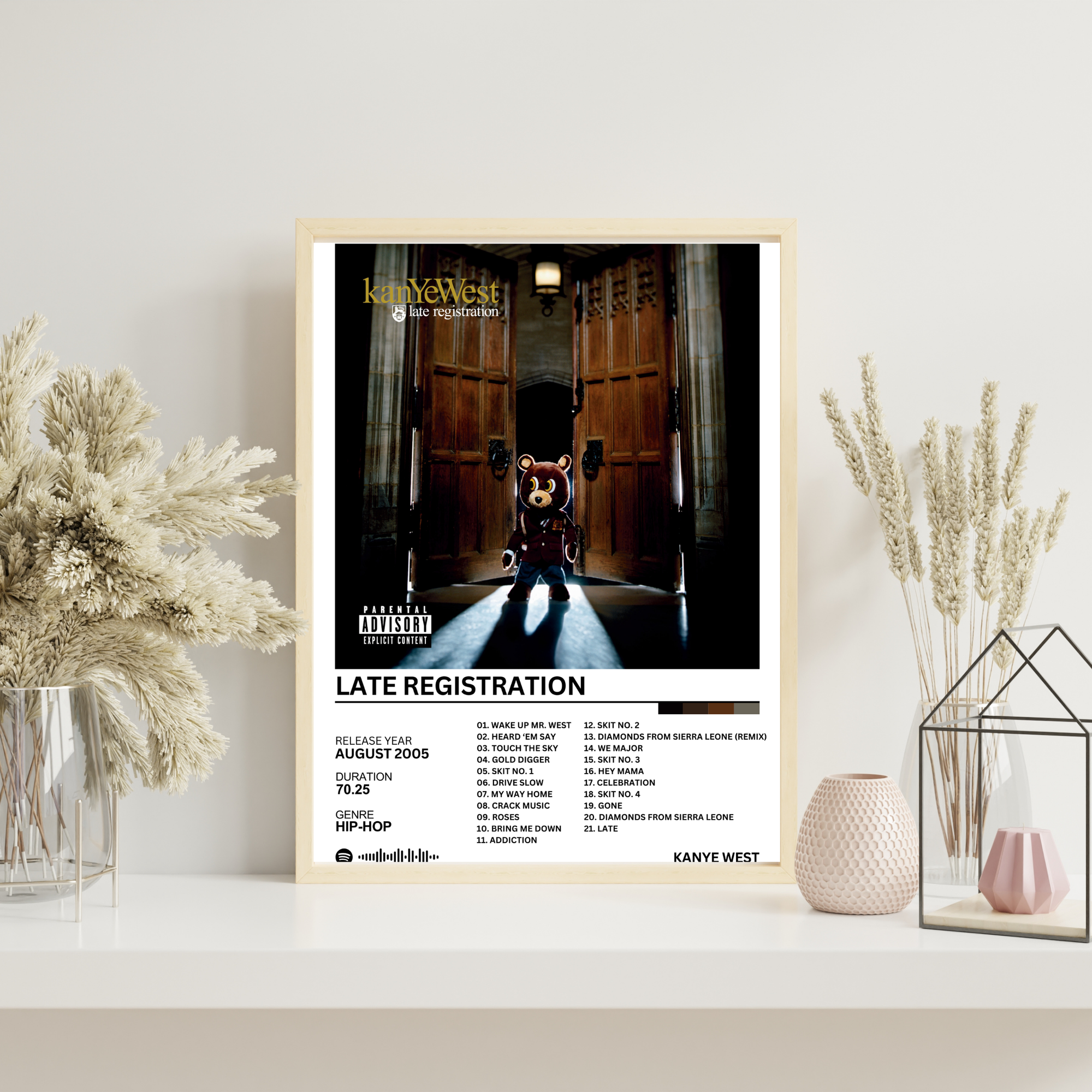 Late Registration - Kanye West | PosterStudio Album Collection