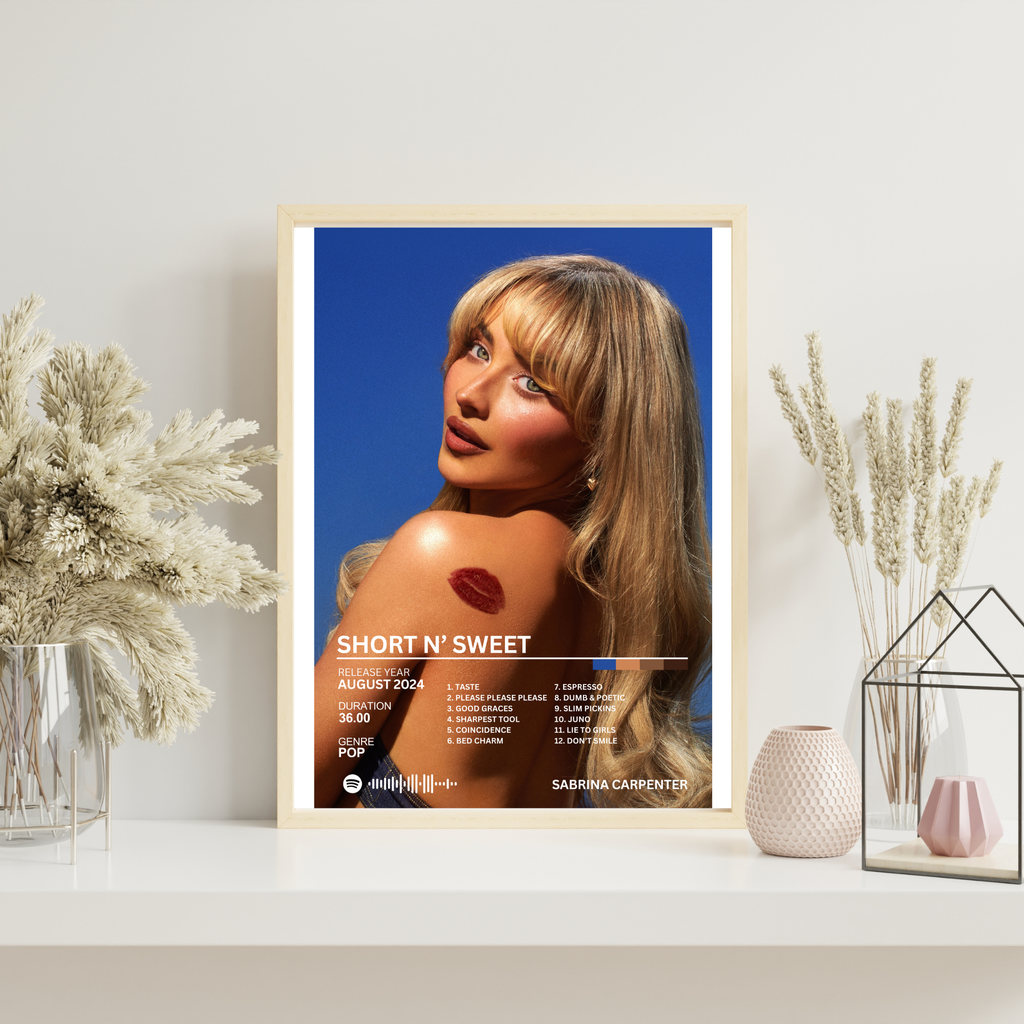 Short N' Sweet - Sabrina Carpenter | PosterStudio Album Collection