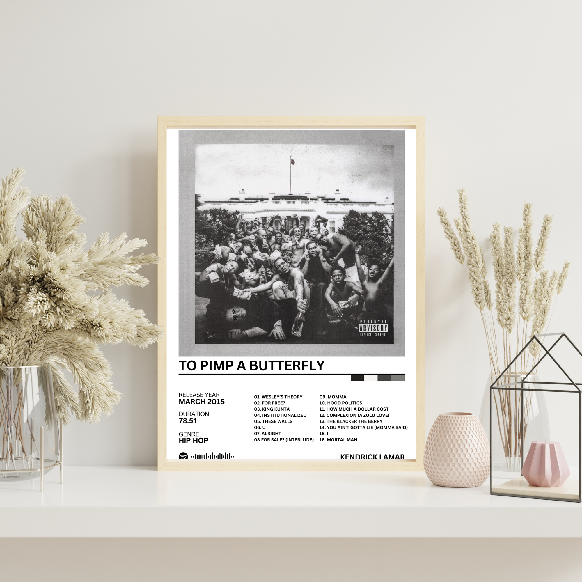 To Pimp a Butterfly - Kendrick Lamar | PosterStudio Album Collection