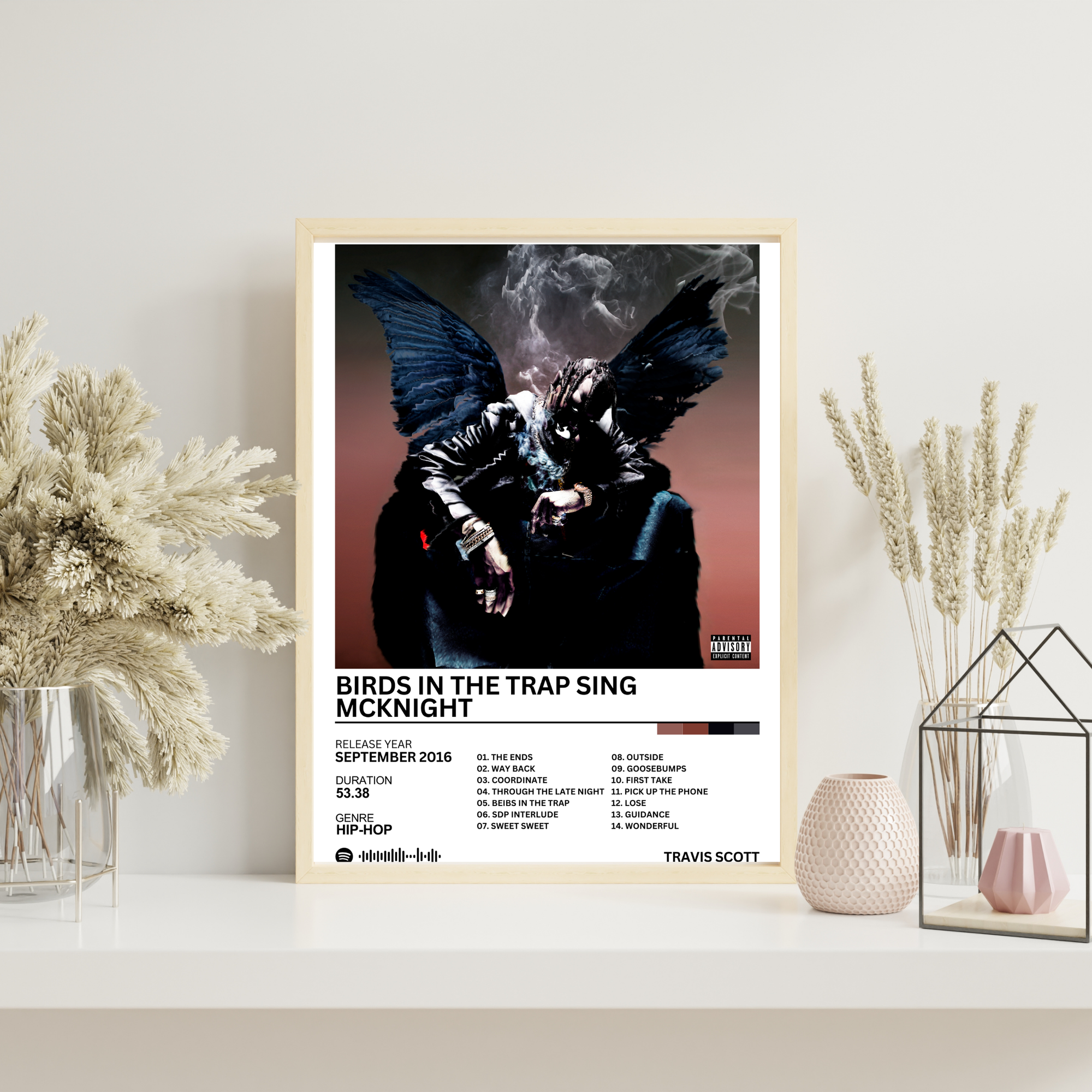 Birds in the Trap Sing McKnight - Travis Scott | PosterStudio Album Collection